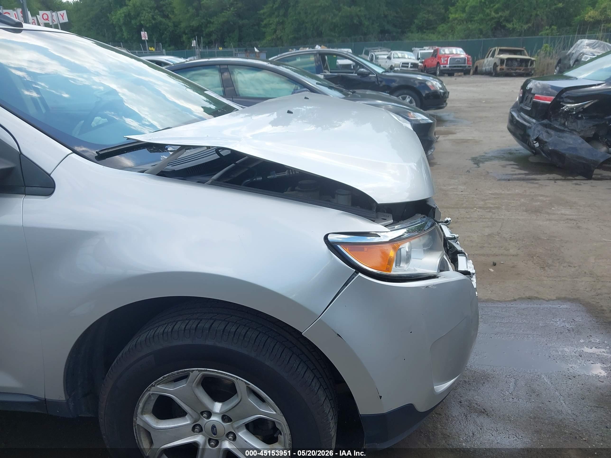 2014 Ford Edge Sel Silver vin: 2FMDK3JC9EBB09791