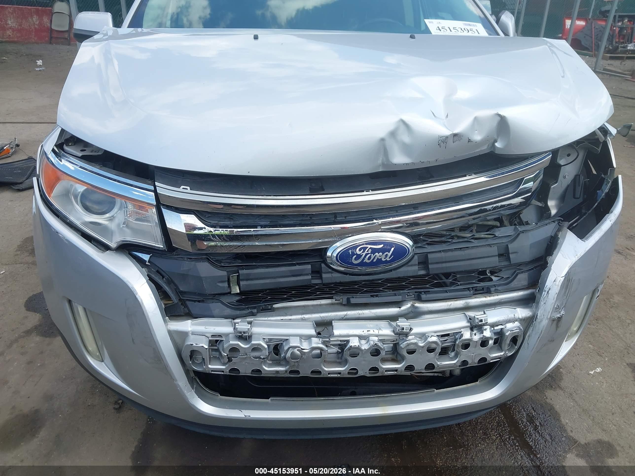 2014 Ford Edge Sel Silver vin: 2FMDK3JC9EBB09791