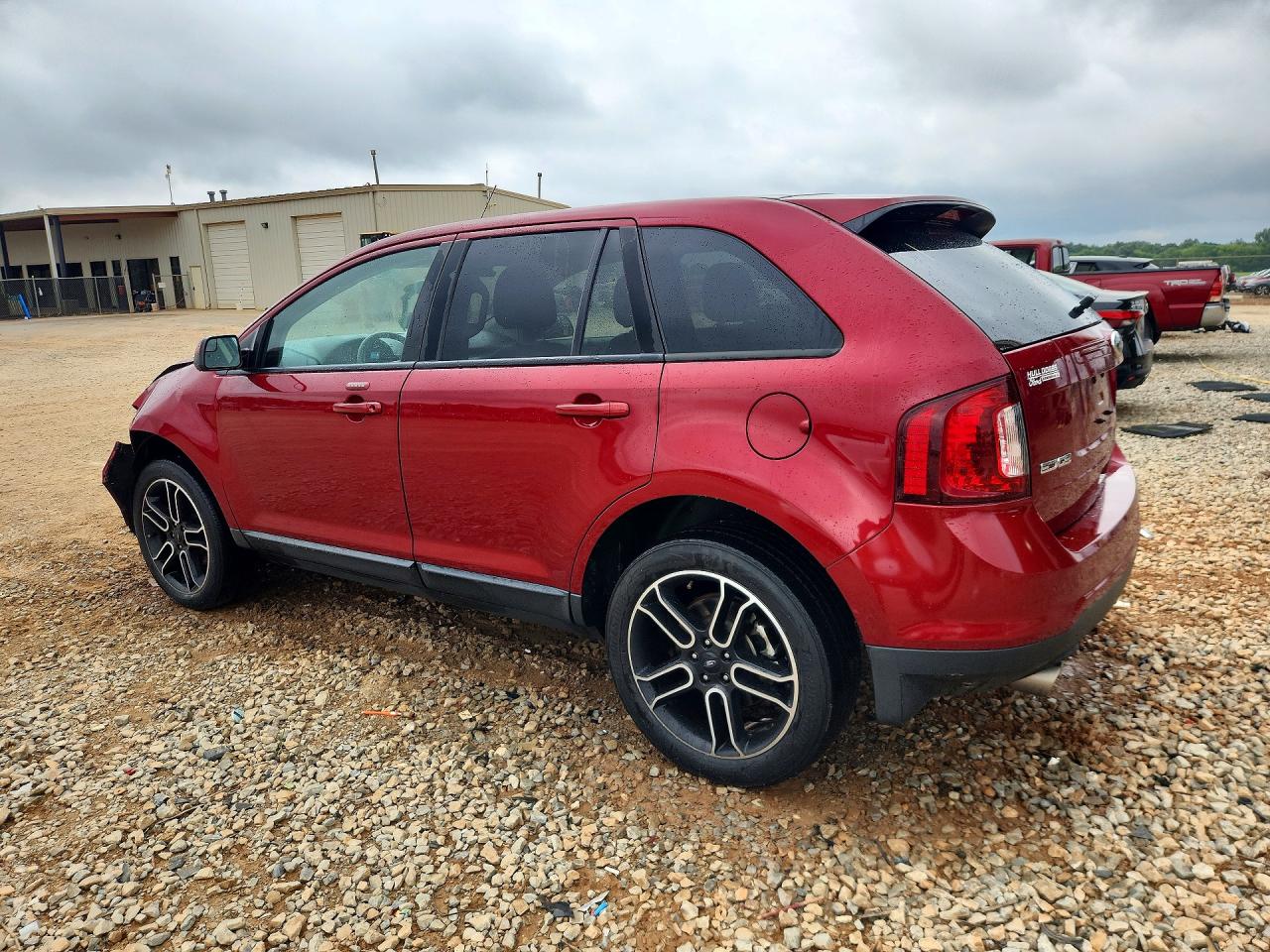 2014 Ford Edge Sel Red vin: 2FMDK3JC9EBB34545