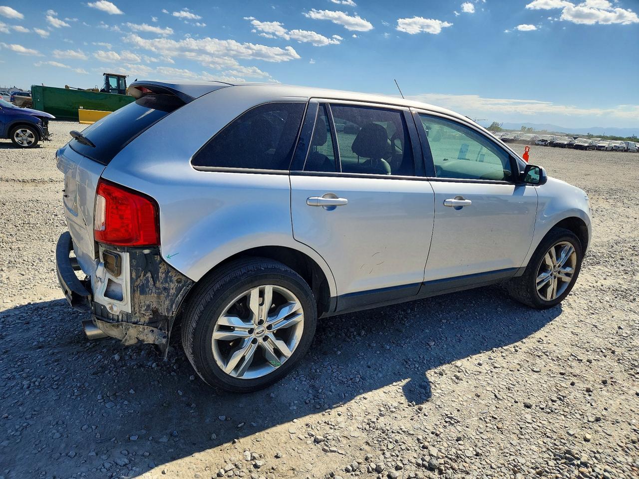 2014 Ford Edge Sel Silver vin: 2FMDK3JC9EBB47263