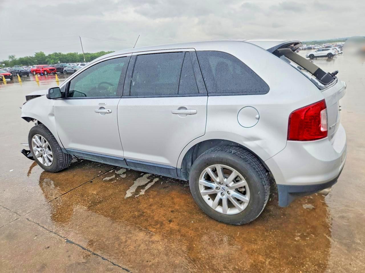 2014 Ford Edge Sel Silver vin: 2FMDK3JC9EBB54567