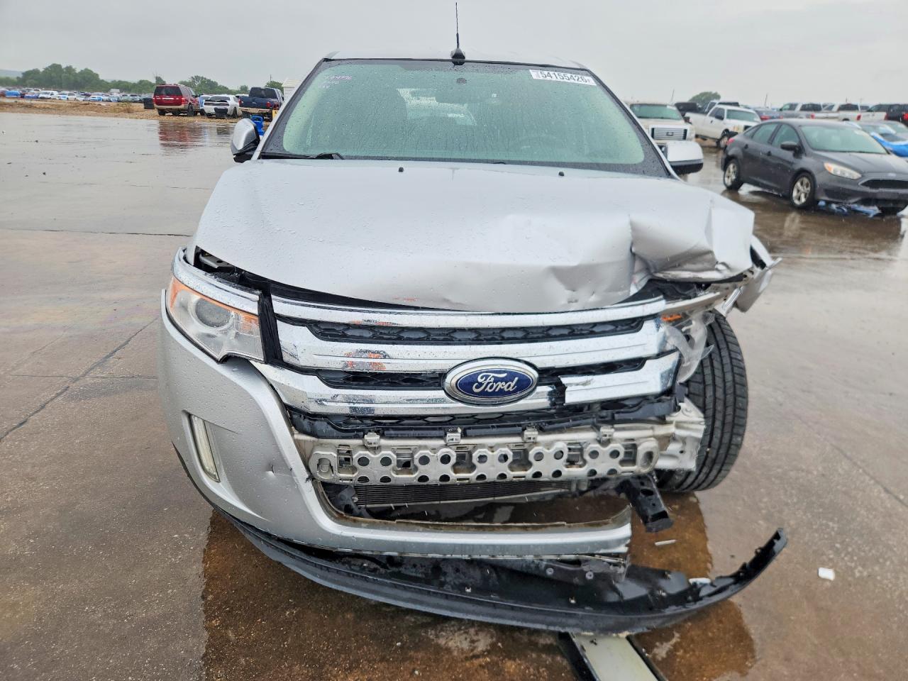 2014 Ford Edge Sel Silver vin: 2FMDK3JC9EBB54567