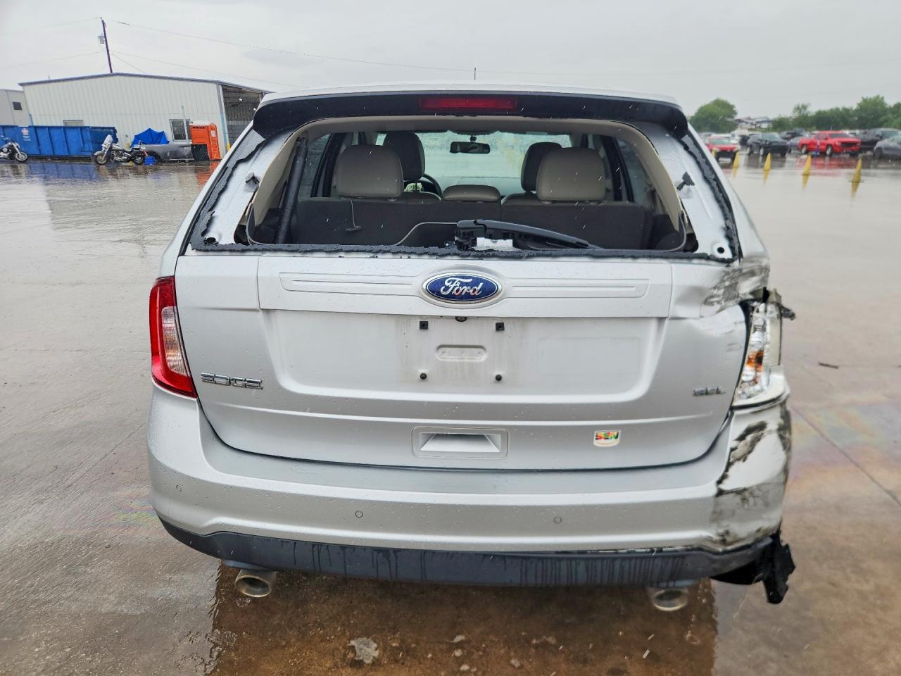 2014 Ford Edge Sel Silver vin: 2FMDK3JC9EBB54567