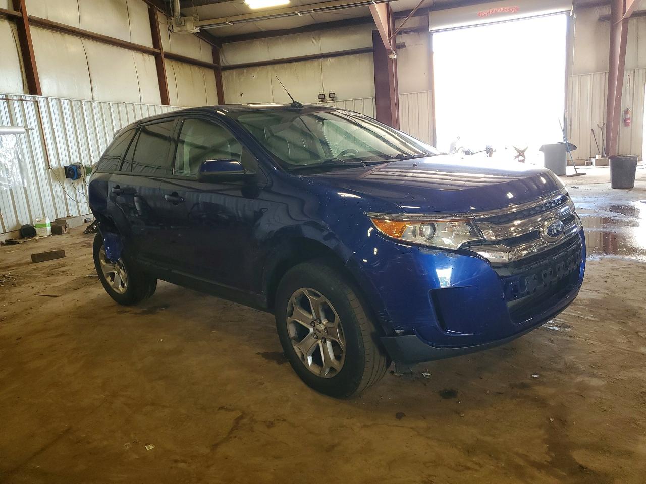 2014 Ford Edge Sel Blue vin: 2FMDK3JC9EBB72843
