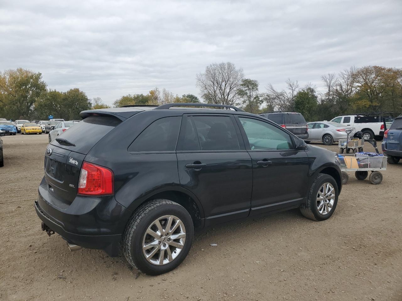 2014 Ford Edge Sel Black vin: 2FMDK3JC9EBB81767