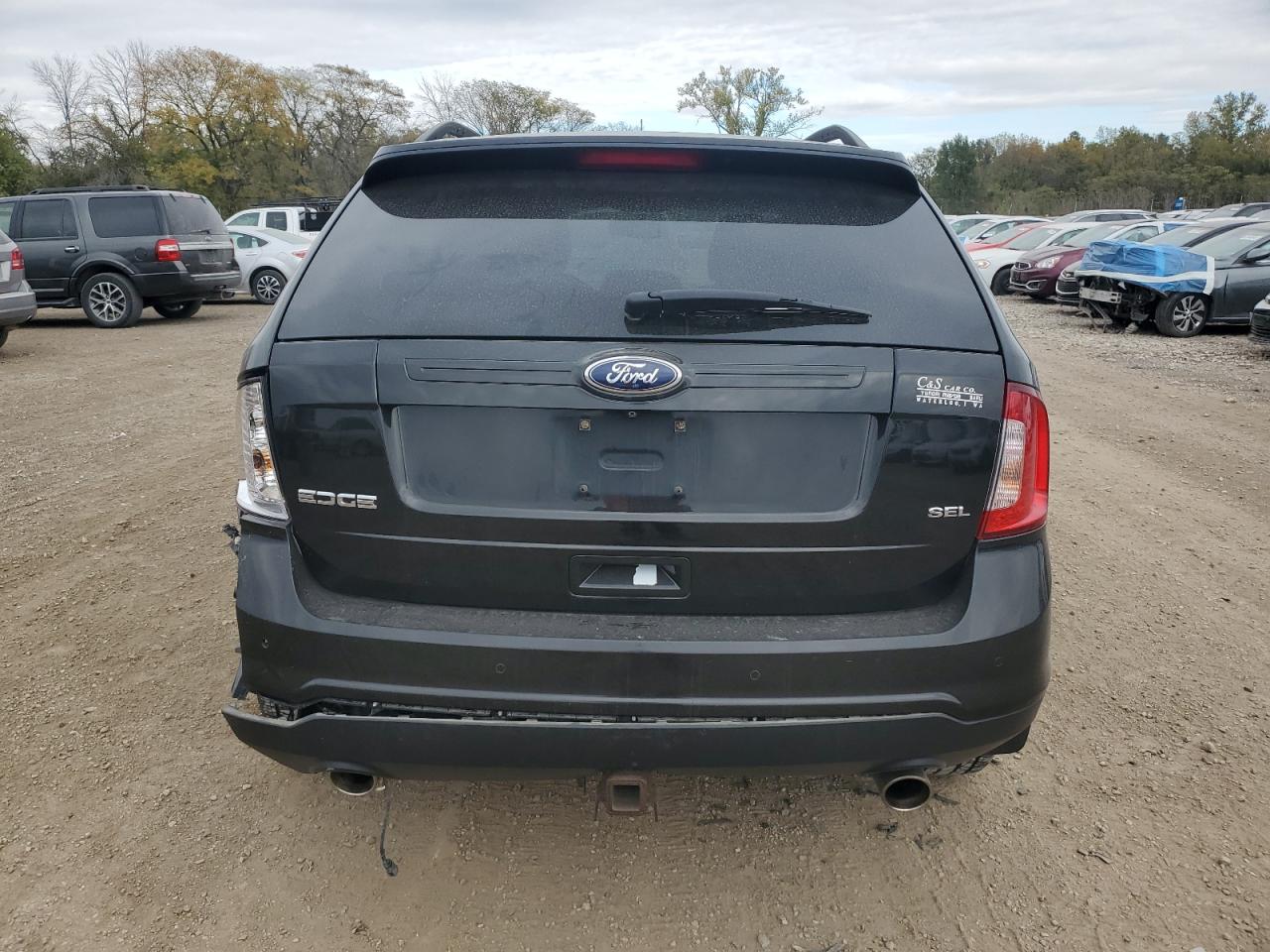 2014 Ford Edge Sel Black vin: 2FMDK3JC9EBB81767