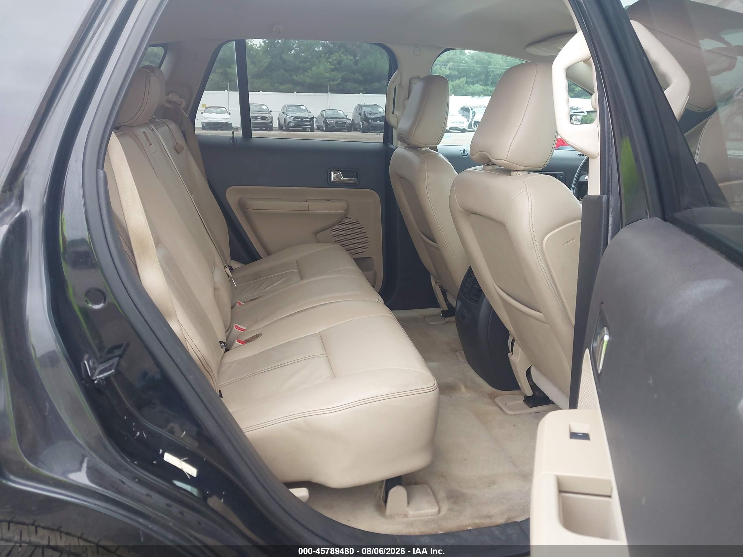 2010 Ford Edge Sel Black vin: 2FMDK3JCXABA07863