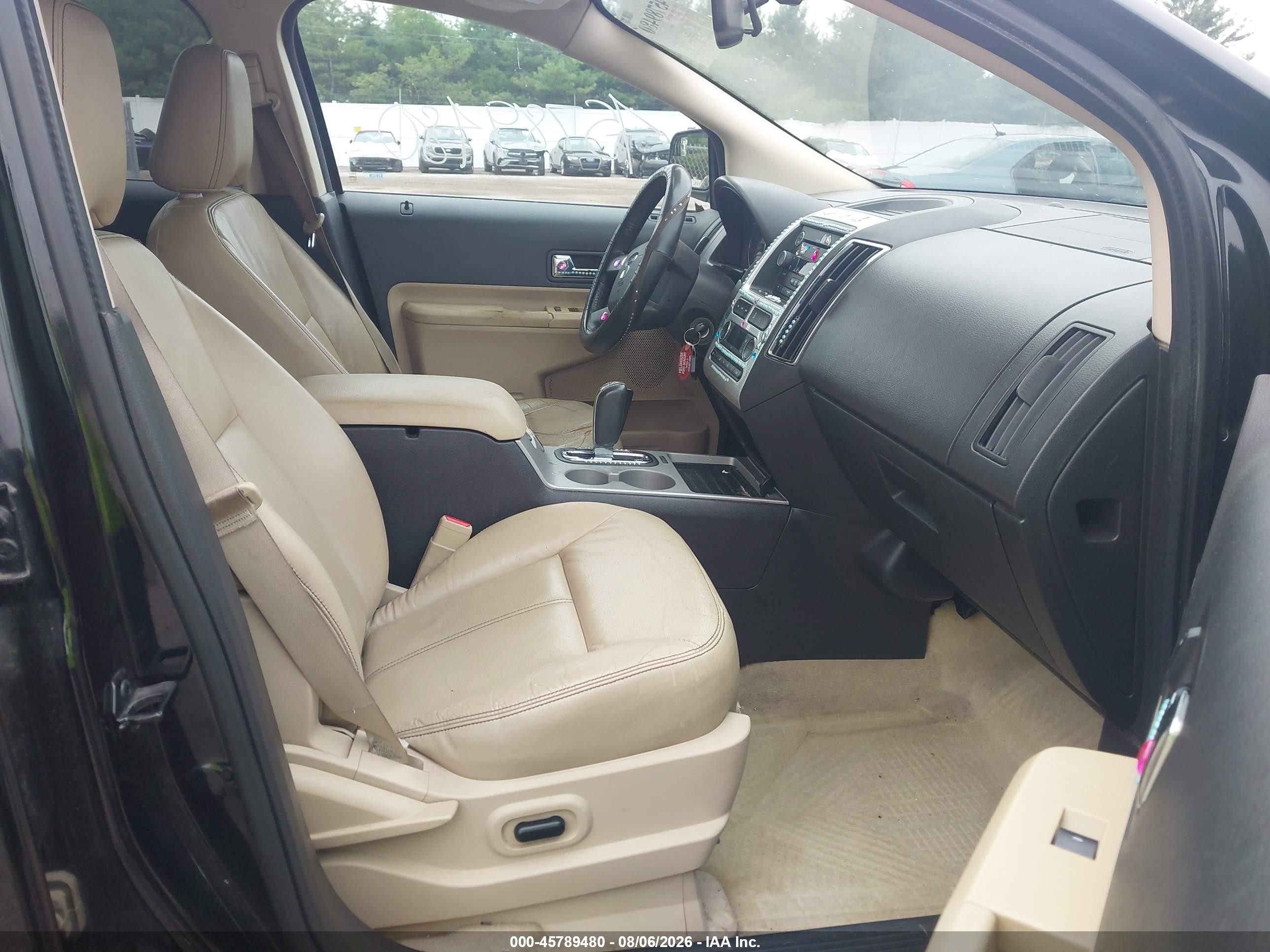 2010 Ford Edge Sel Black vin: 2FMDK3JCXABA07863
