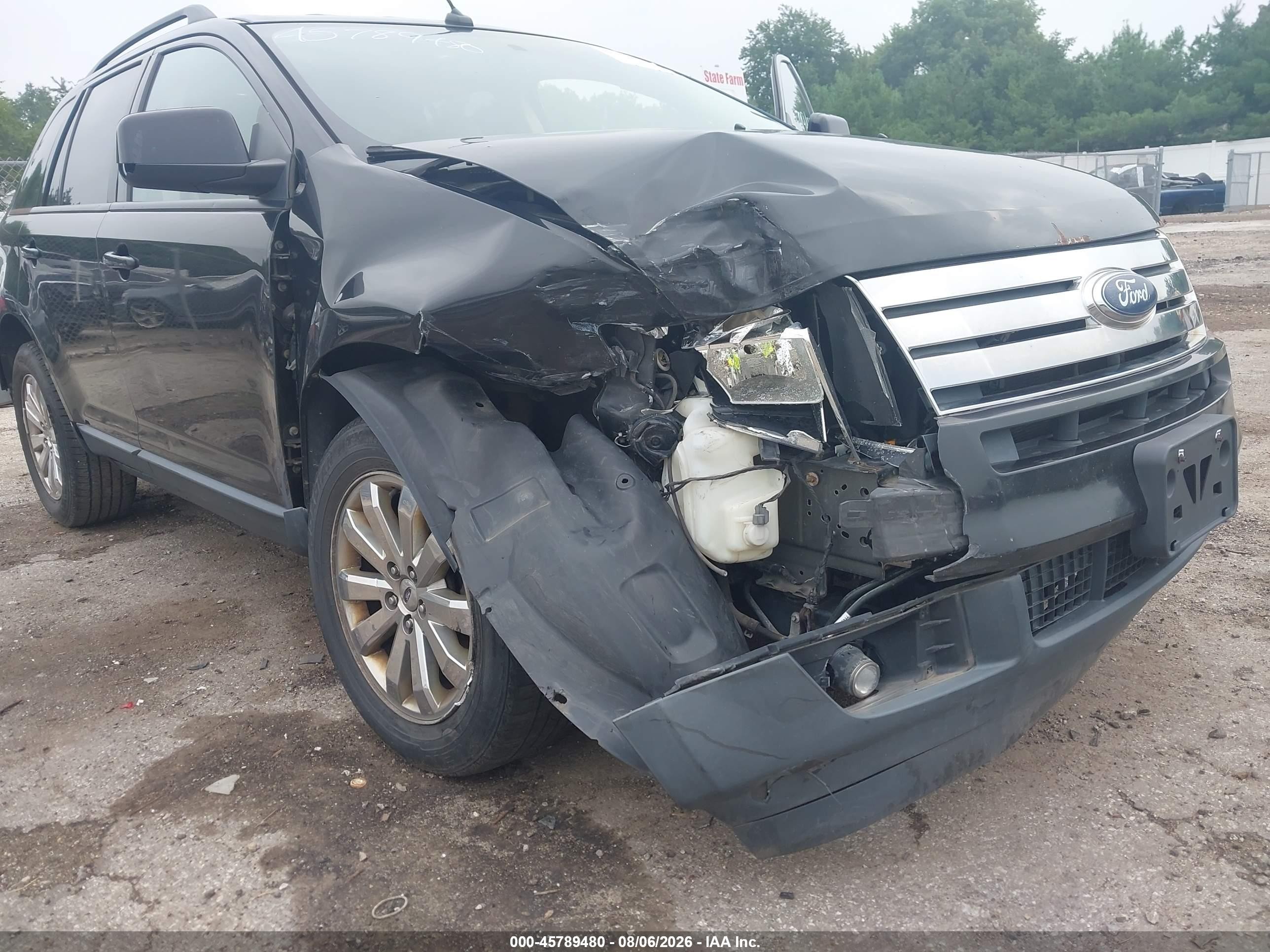 2010 Ford Edge Sel Black vin: 2FMDK3JCXABA07863