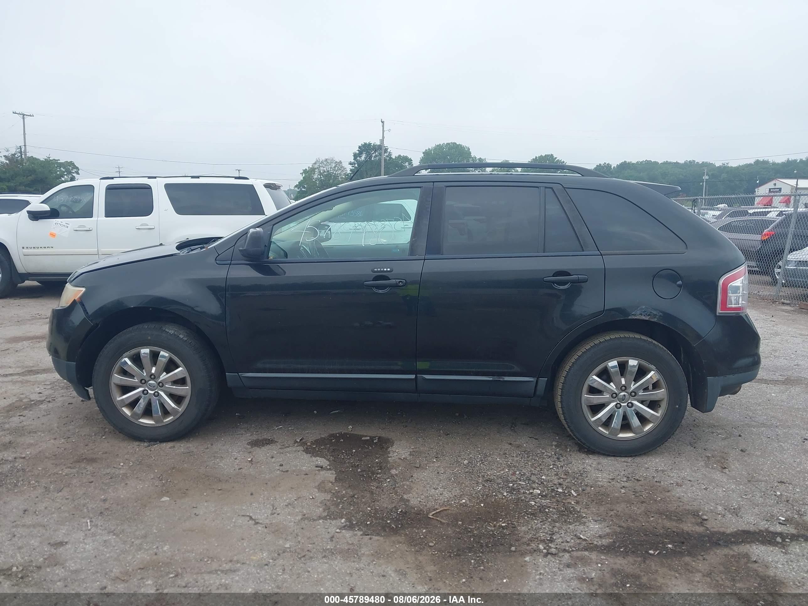 2010 Ford Edge Sel Black vin: 2FMDK3JCXABA07863
