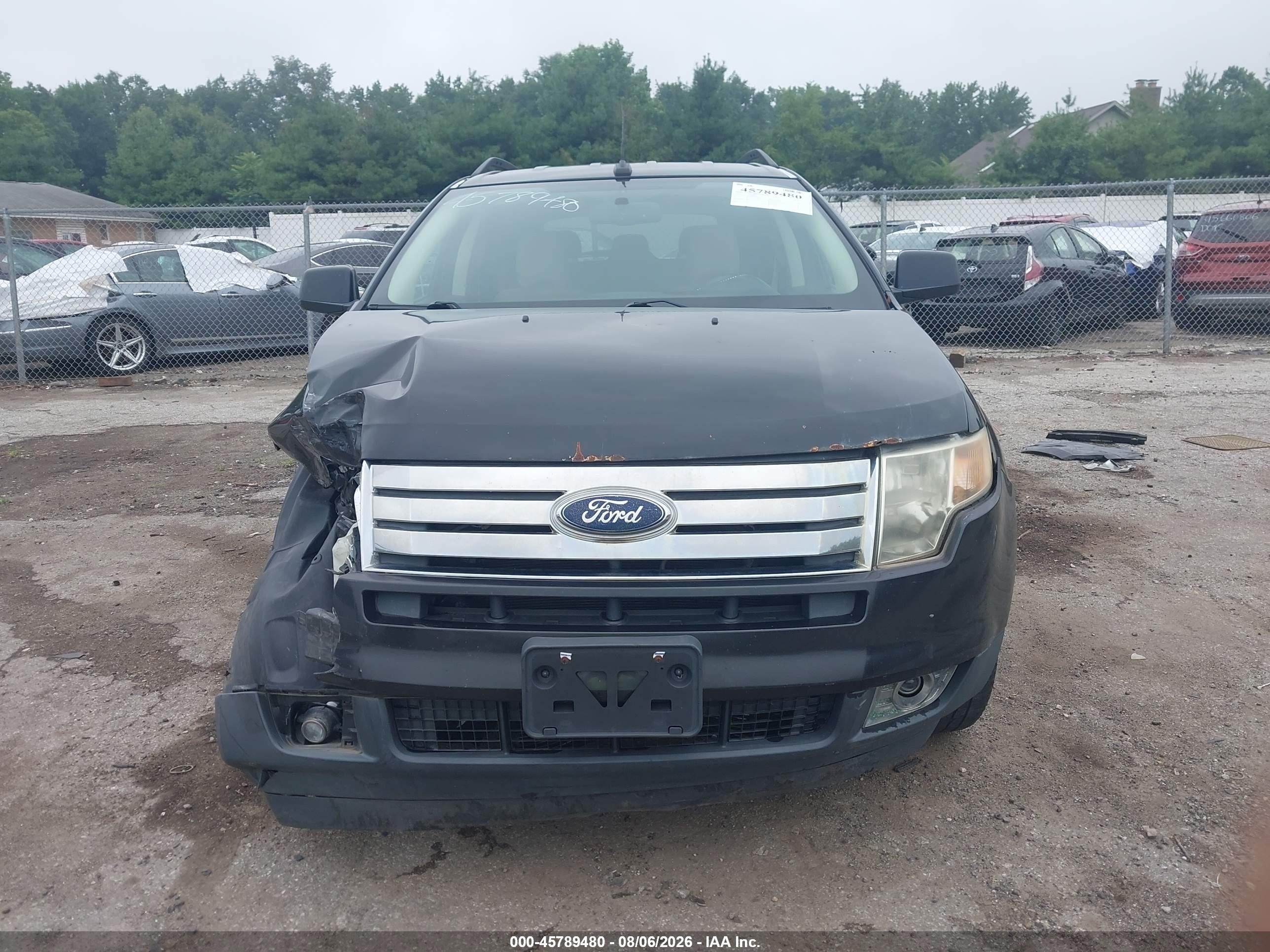 2010 Ford Edge Sel Black vin: 2FMDK3JCXABA07863