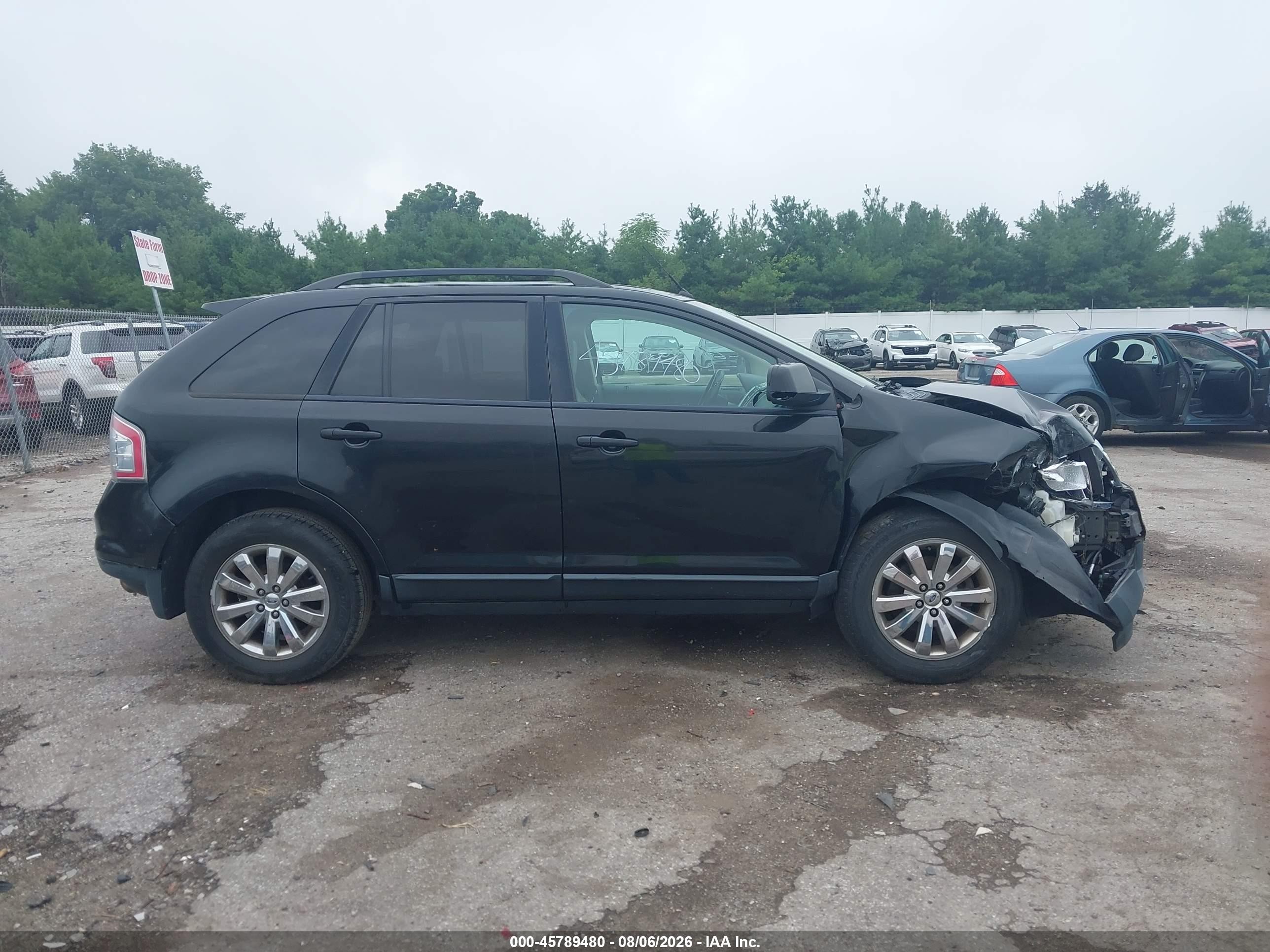 2010 Ford Edge Sel Black vin: 2FMDK3JCXABA07863