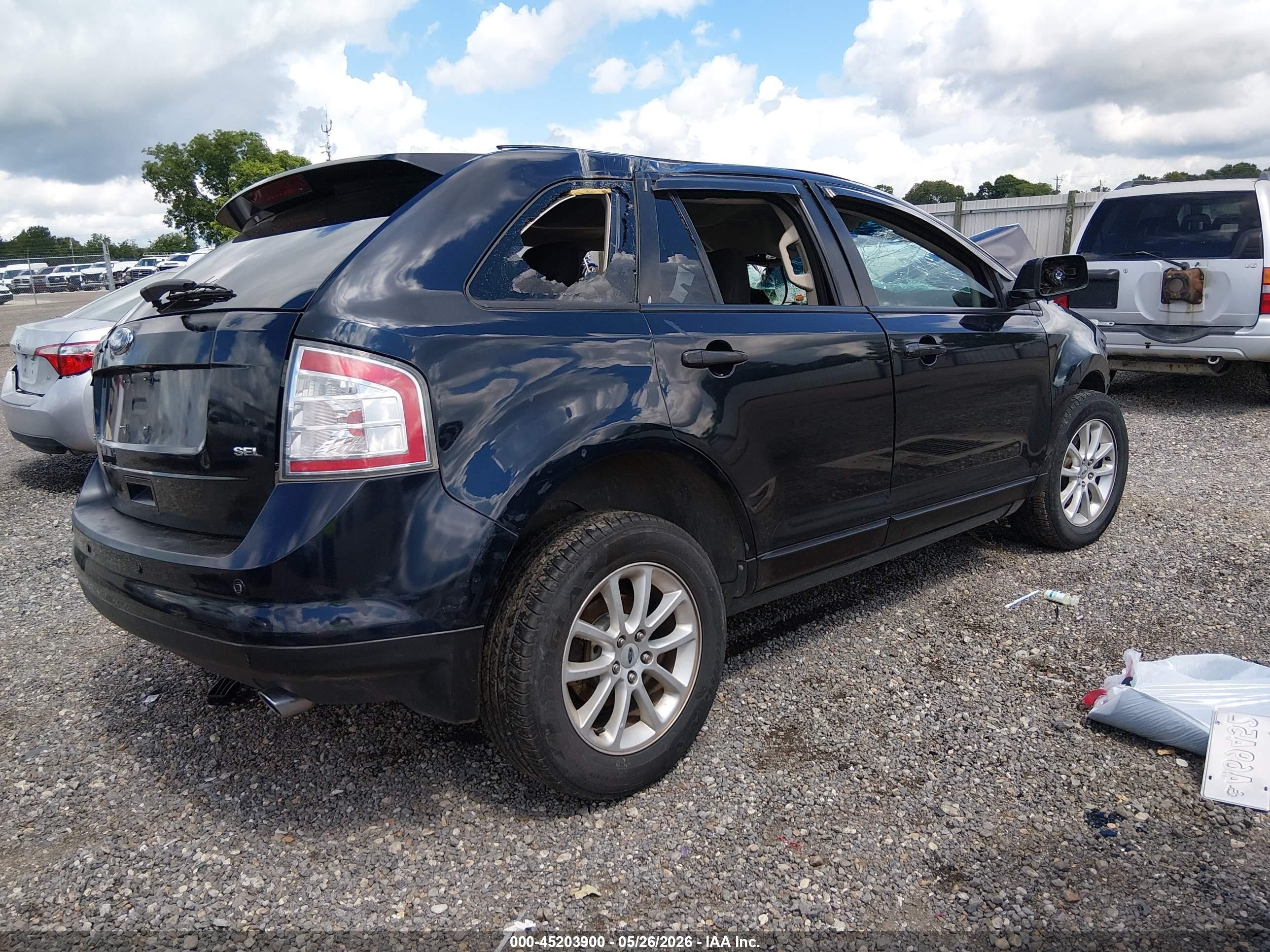 2010 Ford Edge Sel Blue vin: 2FMDK3JCXABA36618