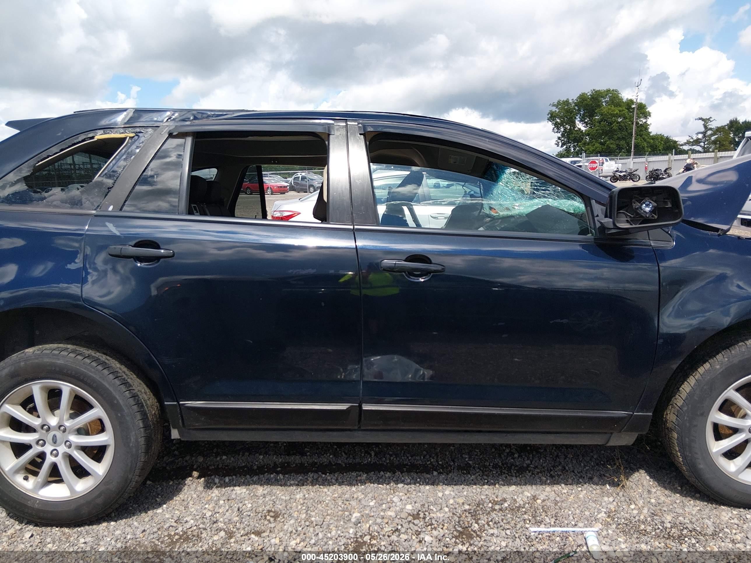 2010 Ford Edge Sel Blue vin: 2FMDK3JCXABA36618