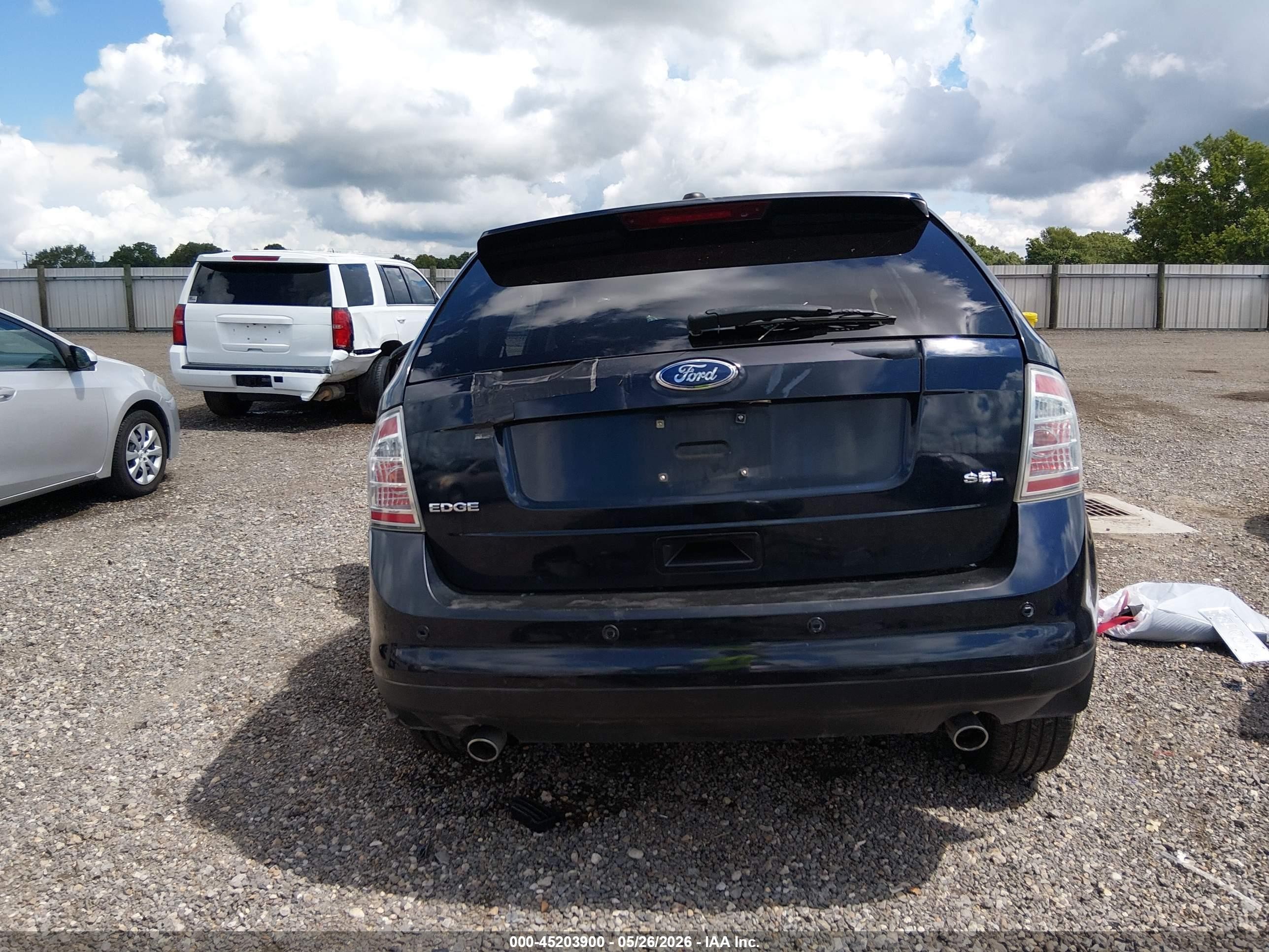 2010 Ford Edge Sel Blue vin: 2FMDK3JCXABA36618
