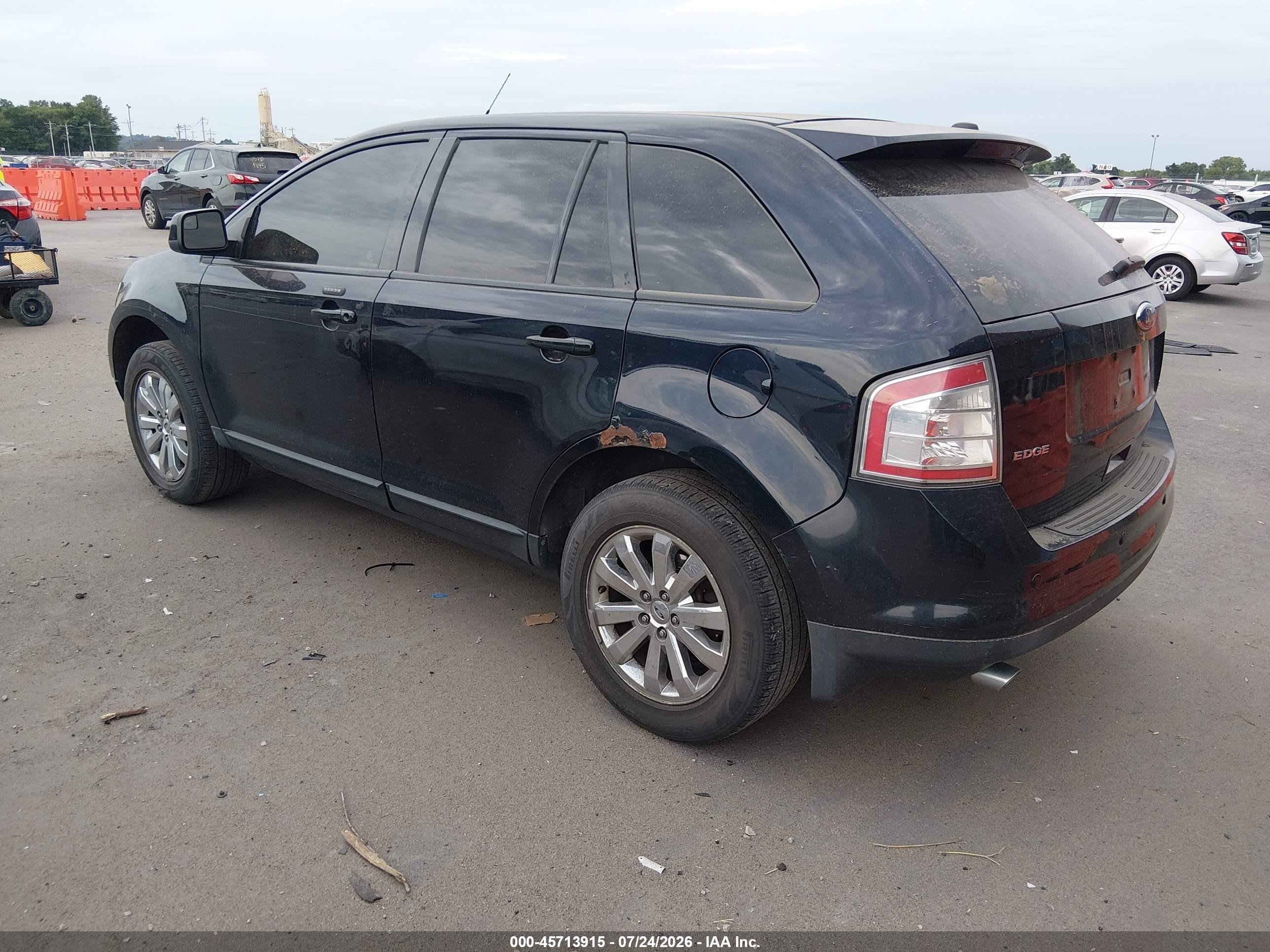 2010 Ford Edge Sel Black vin: 2FMDK3JCXABA40782