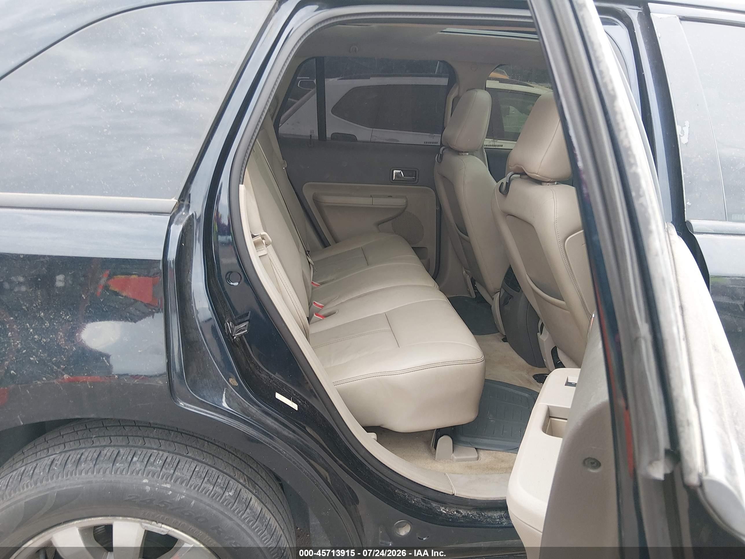 2010 Ford Edge Sel Black vin: 2FMDK3JCXABA40782
