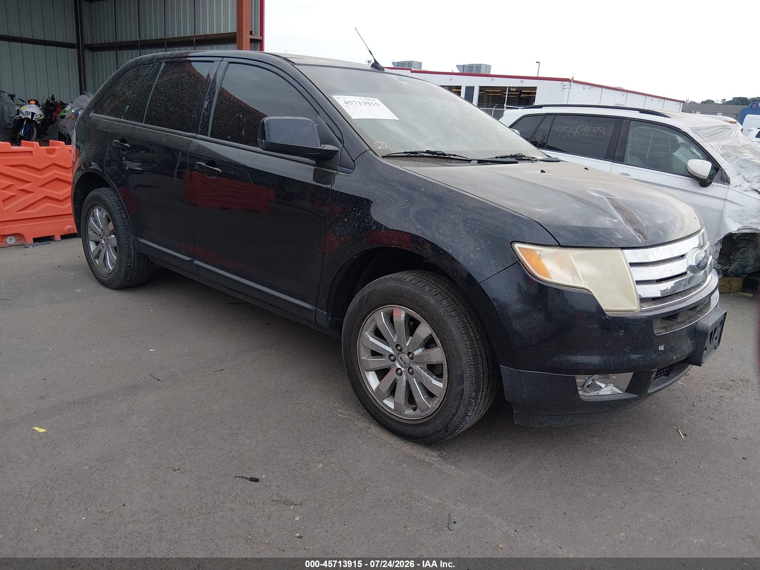 2010 Ford Edge Sel Black vin: 2FMDK3JCXABA40782