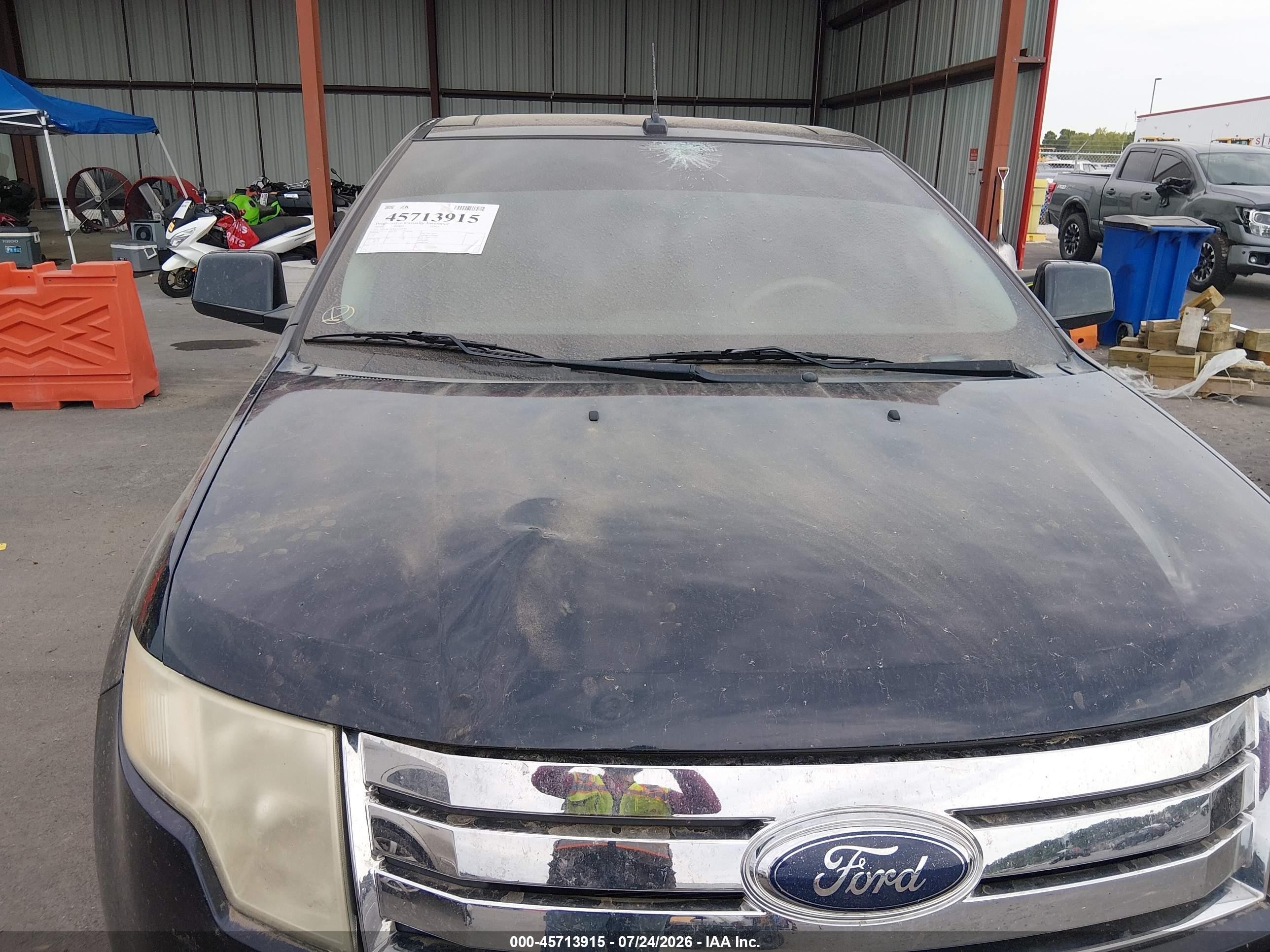 2010 Ford Edge Sel Black vin: 2FMDK3JCXABA40782