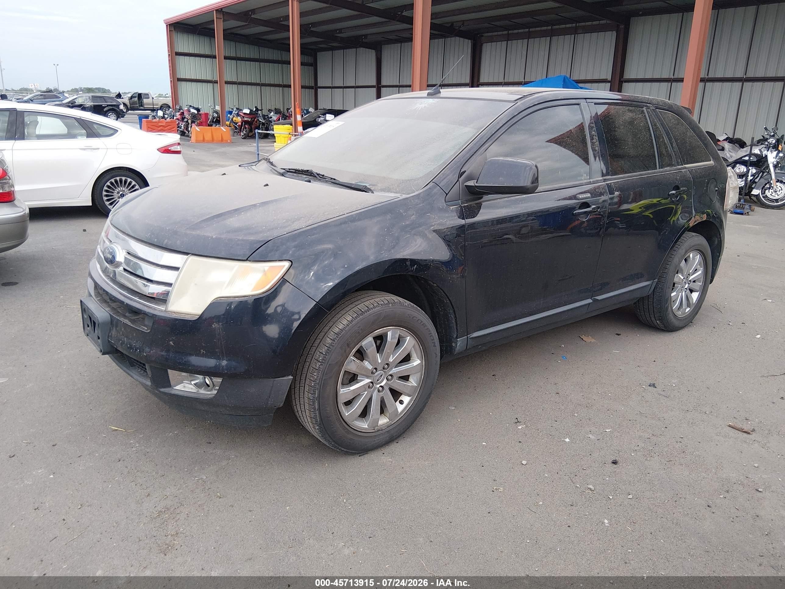 2010 Ford Edge Sel Black vin: 2FMDK3JCXABA40782