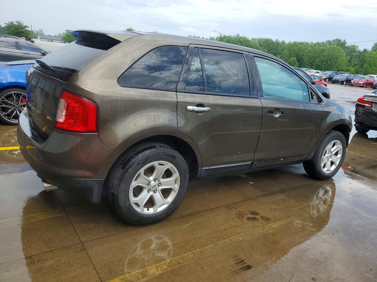 2011 Ford Edge Sel Brown vin: 2FMDK3JCXBBA27807