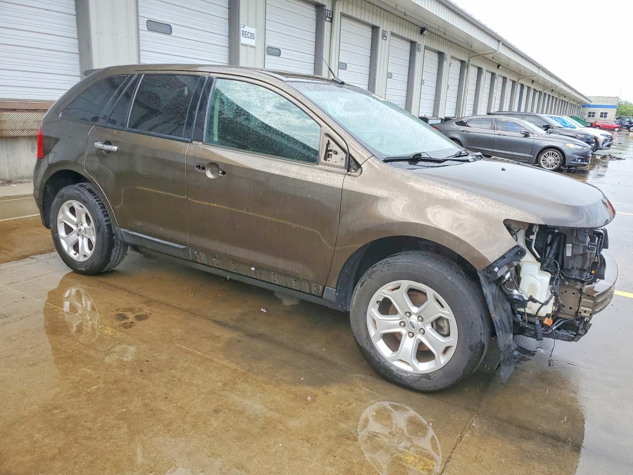 2011 Ford Edge Sel Brown vin: 2FMDK3JCXBBA27807