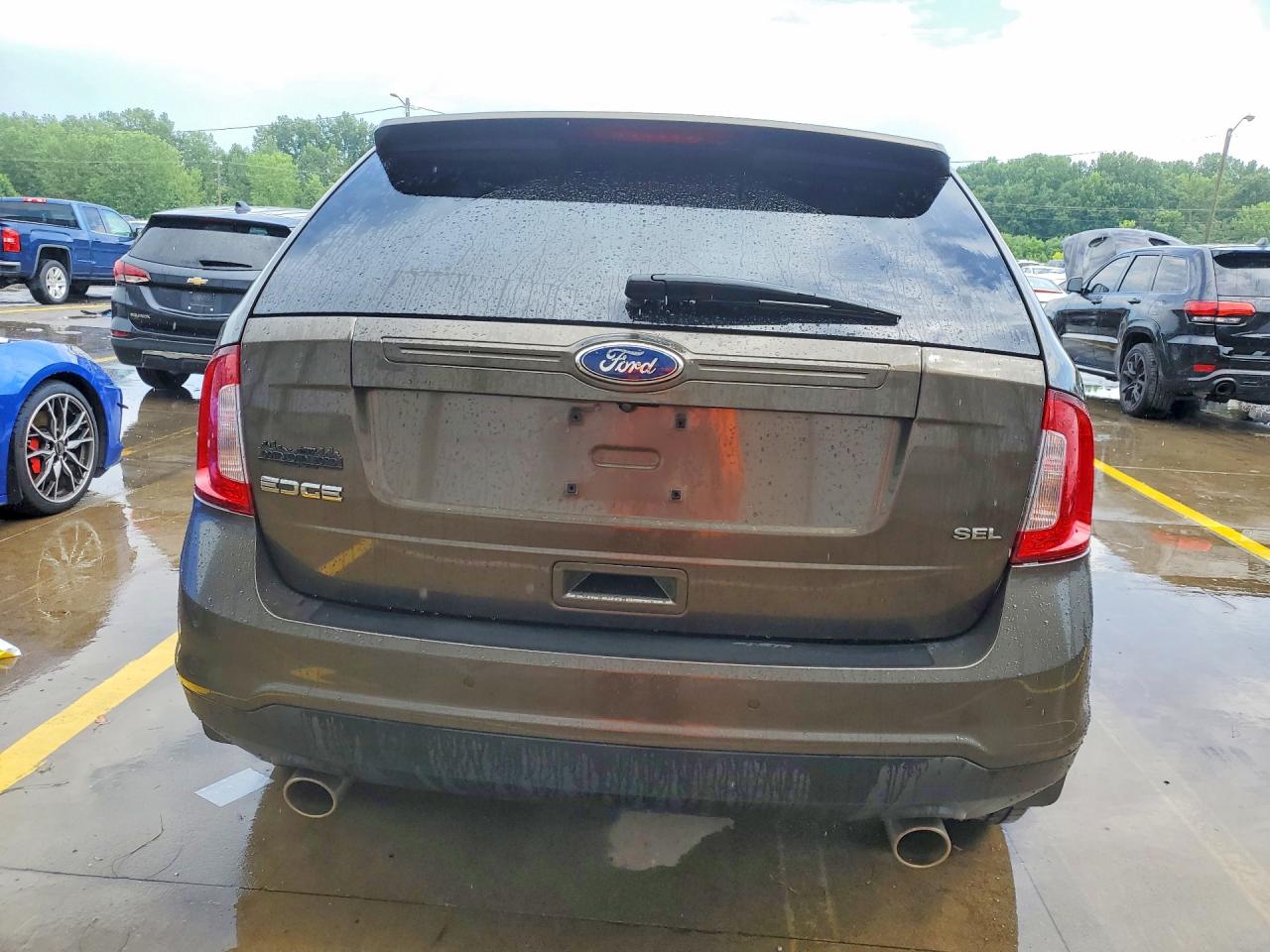 2011 Ford Edge Sel Brown vin: 2FMDK3JCXBBA27807