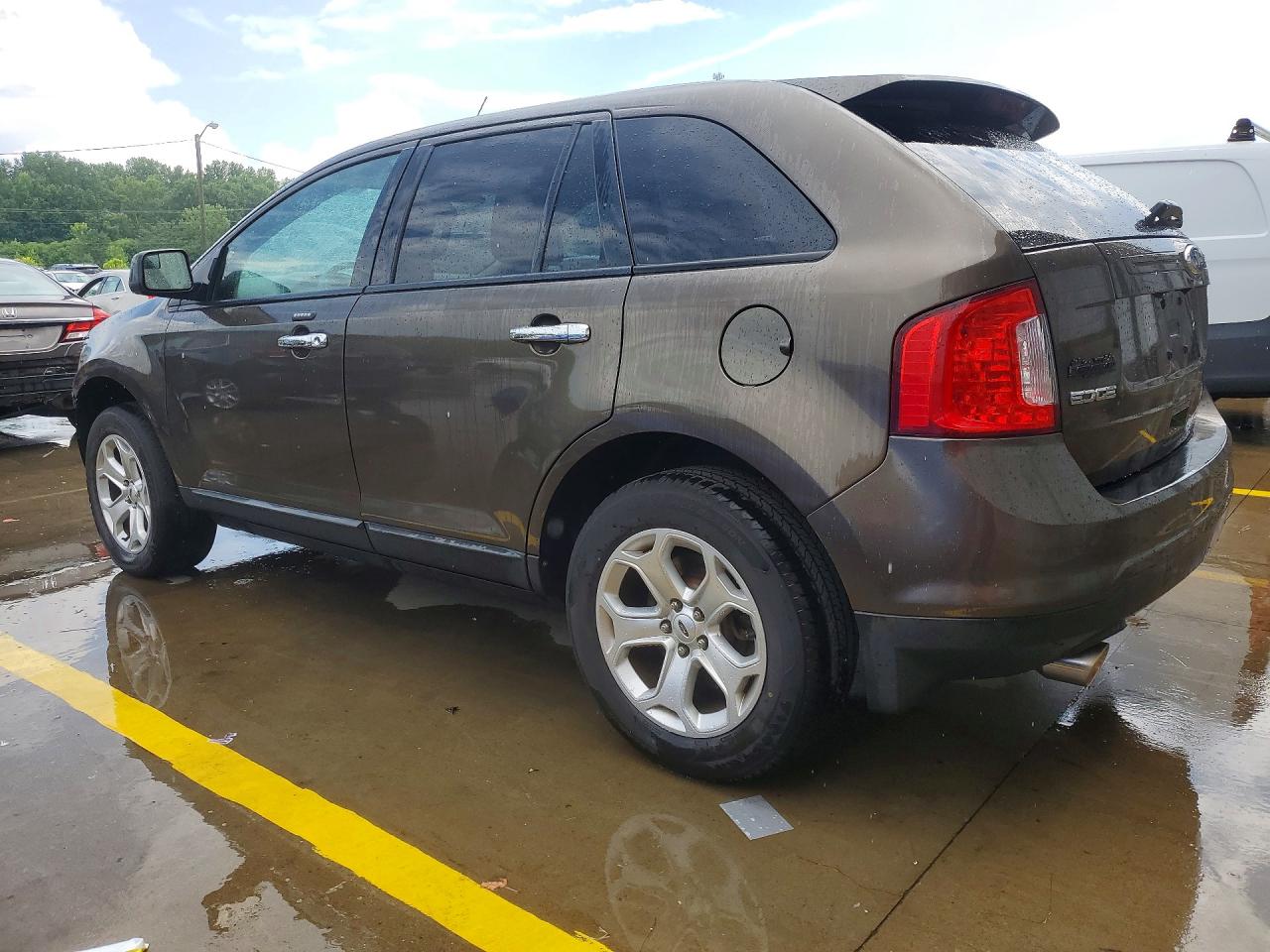 2011 Ford Edge Sel Brown vin: 2FMDK3JCXBBA27807