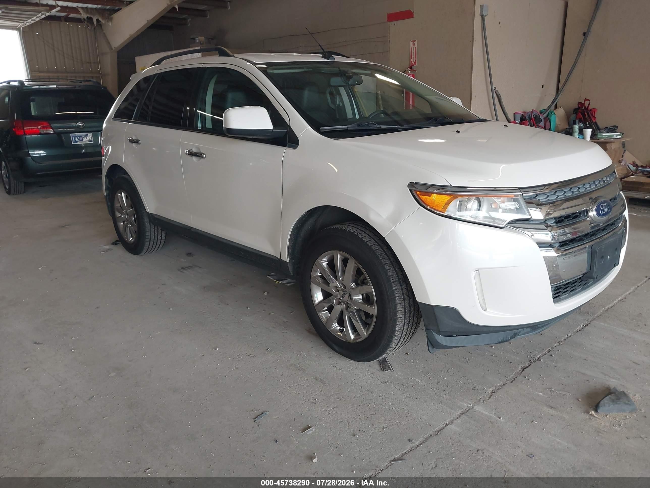 2011 Ford Edge Sel White vin: 2FMDK3JCXBBA64615