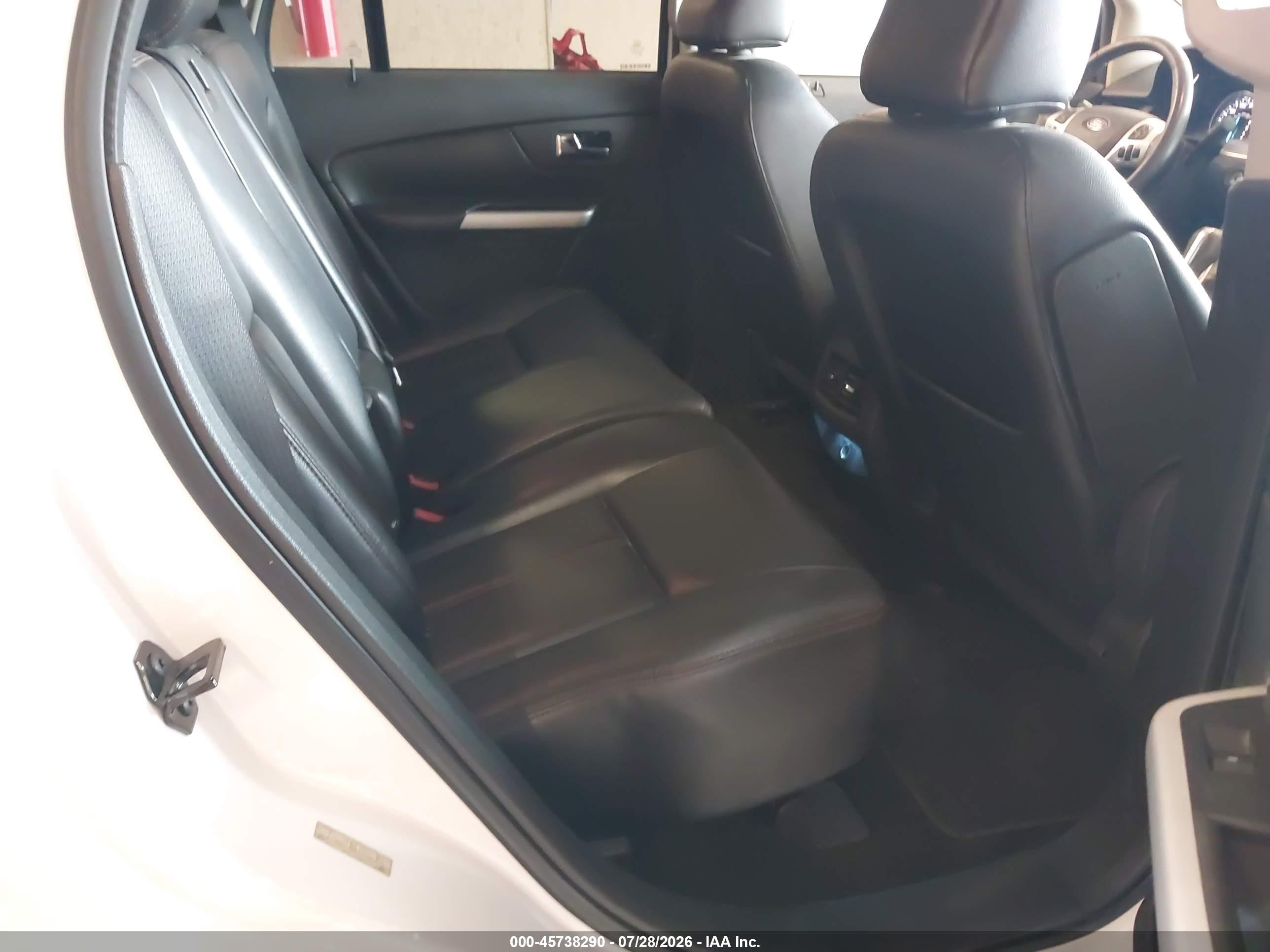 2011 Ford Edge Sel White vin: 2FMDK3JCXBBA64615