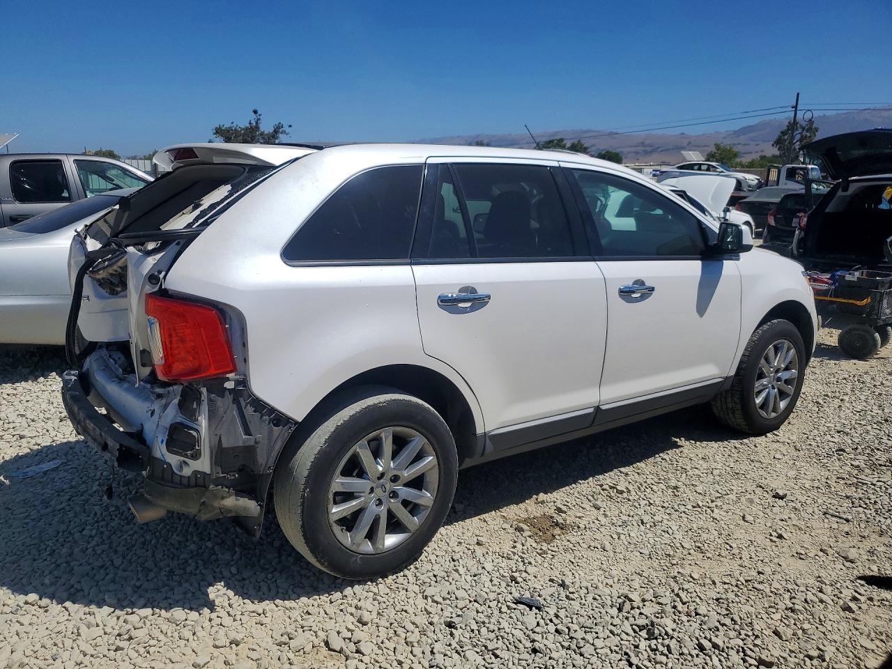 2011 Ford Edge Sel White vin: 2FMDK3JCXBBA71015