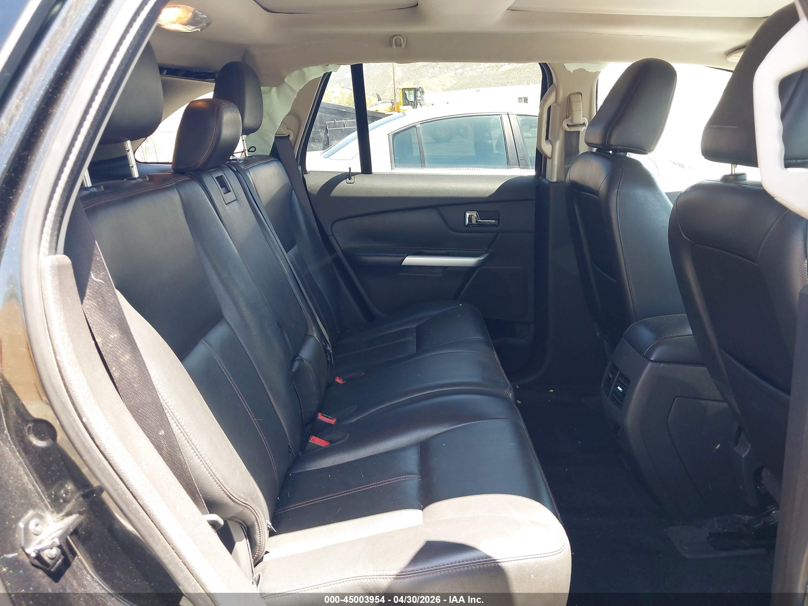 2011 Ford Edge Sel Black vin: 2FMDK3JCXBBA71452