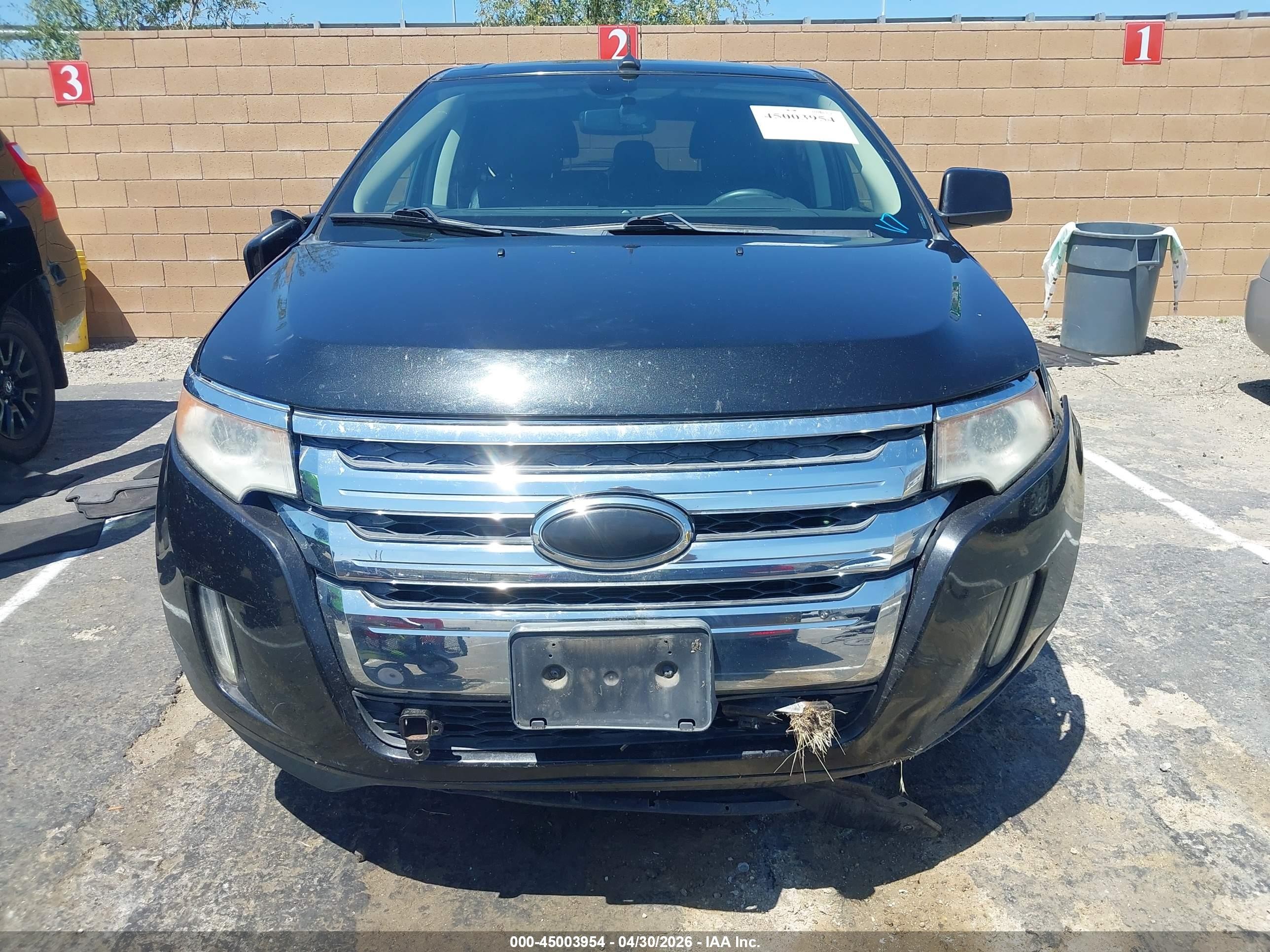 2011 Ford Edge Sel Black vin: 2FMDK3JCXBBA71452