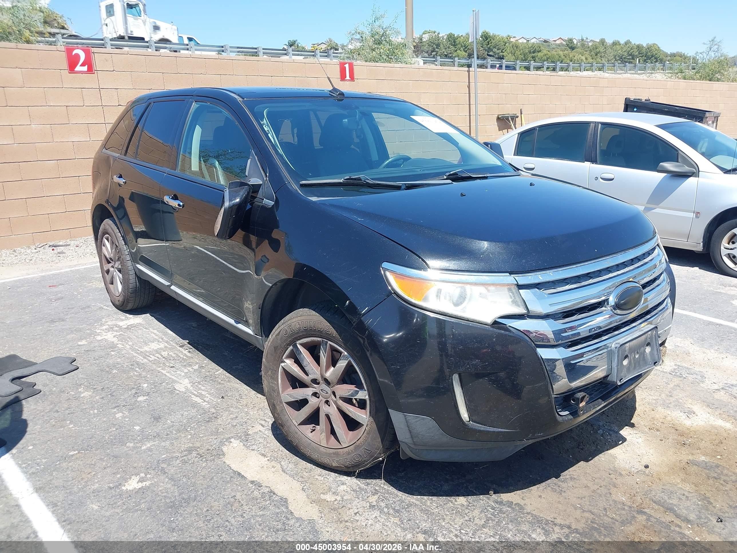 2011 Ford Edge Sel Black vin: 2FMDK3JCXBBA71452