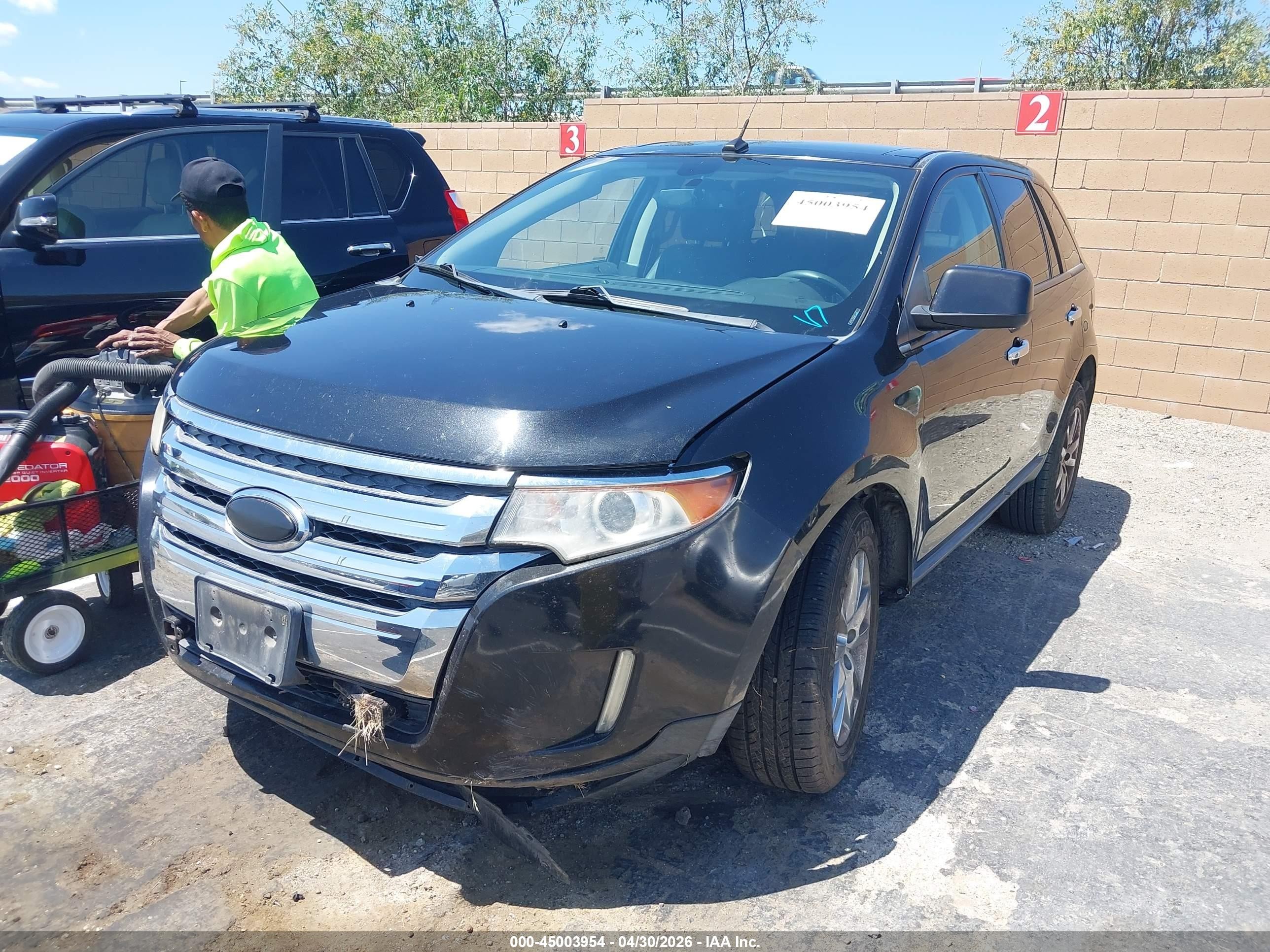 2011 Ford Edge Sel Black vin: 2FMDK3JCXBBA71452