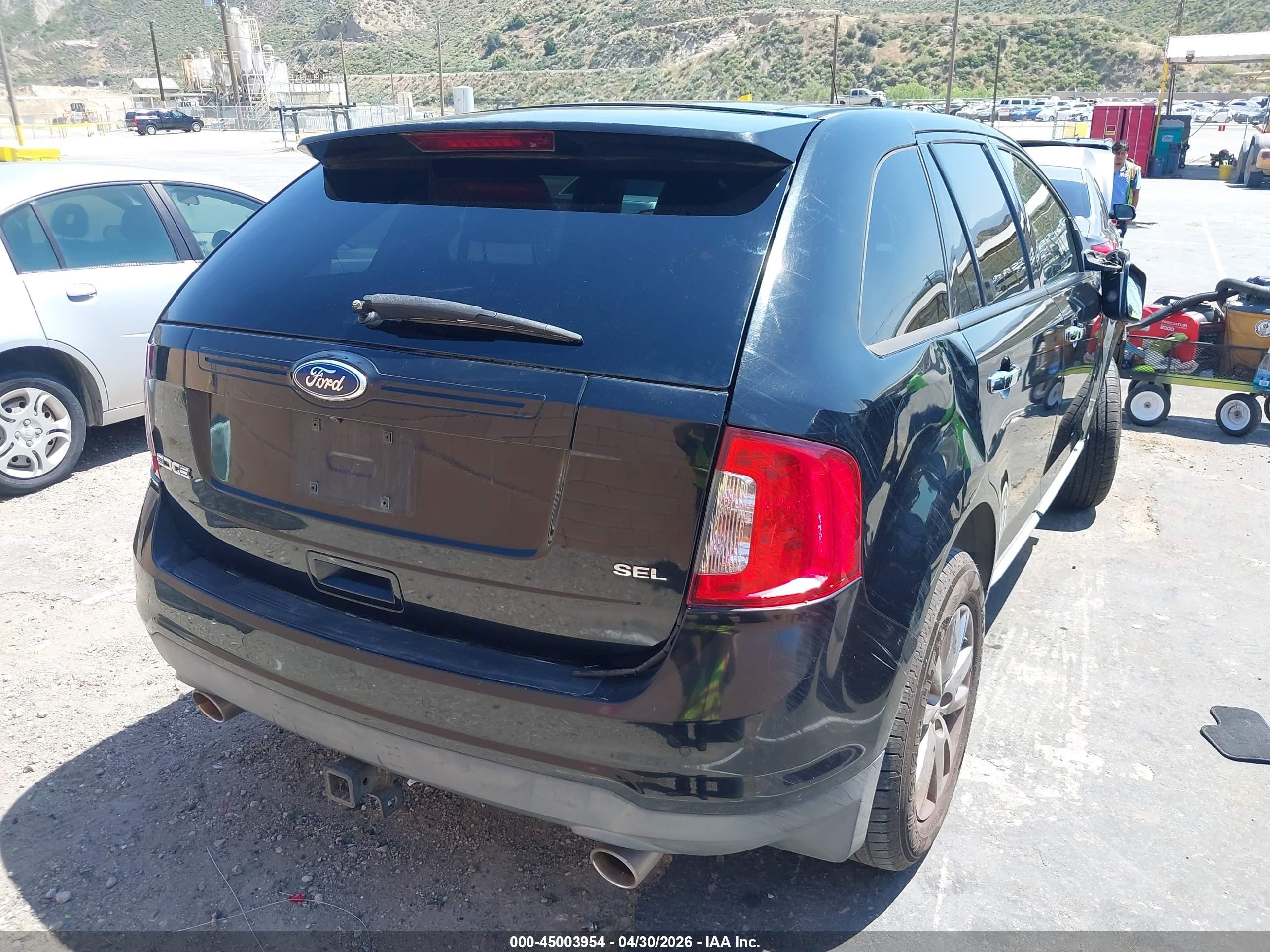 2011 Ford Edge Sel Black vin: 2FMDK3JCXBBA71452