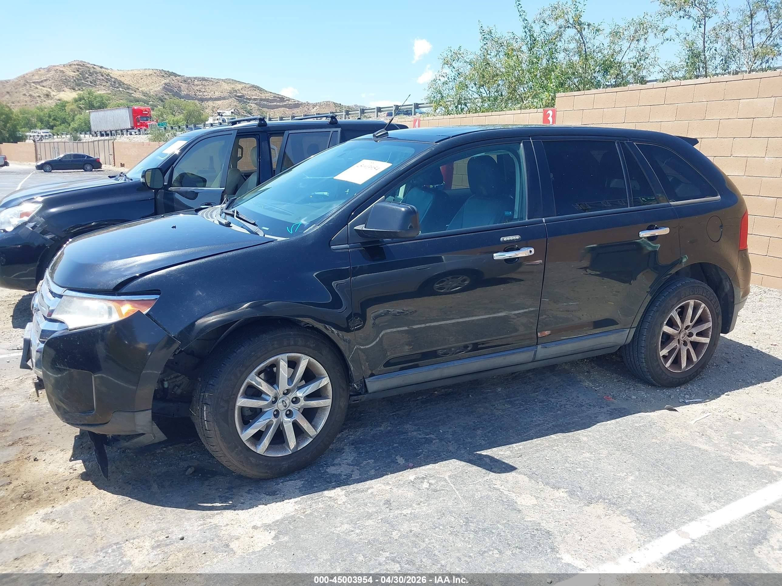 2011 Ford Edge Sel Black vin: 2FMDK3JCXBBA71452