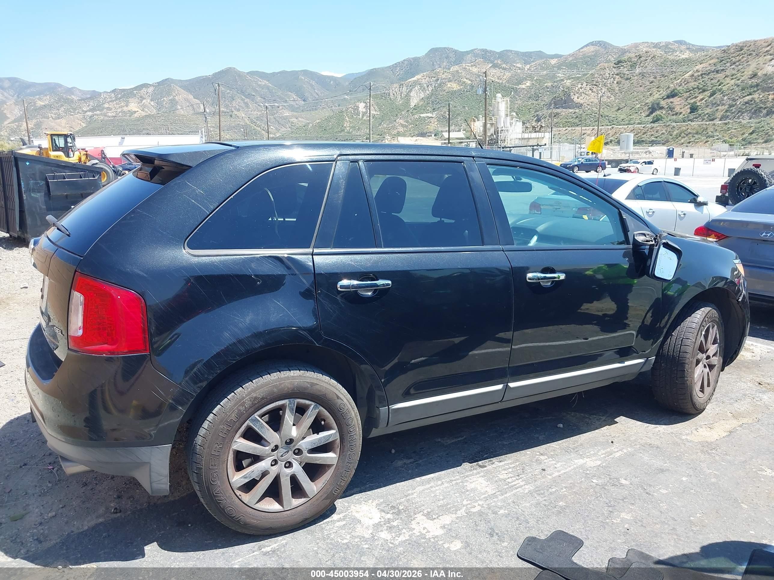 2011 Ford Edge Sel Black vin: 2FMDK3JCXBBA71452
