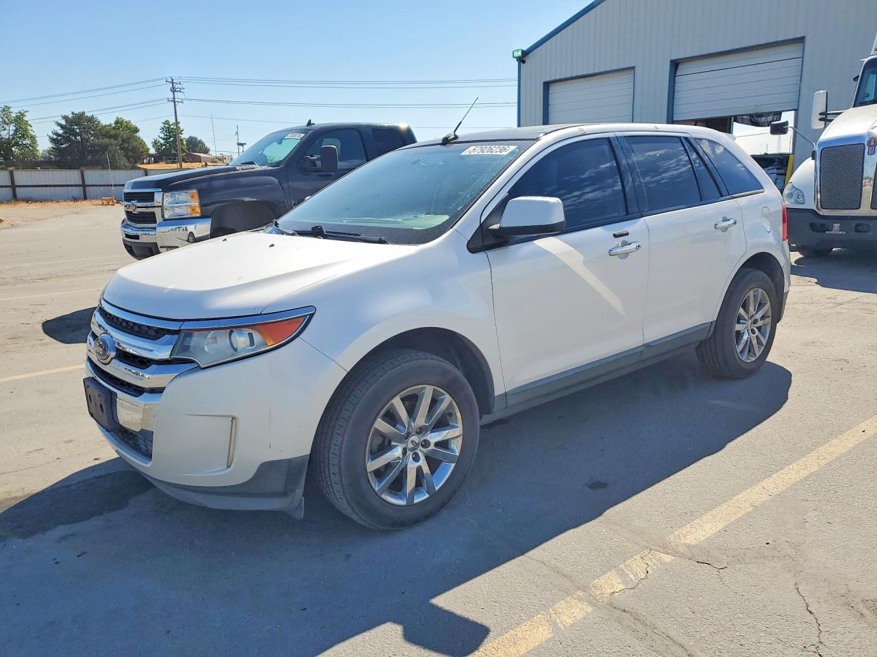 2011 Ford Edge Sel White vin: 2FMDK3JCXBBA81236