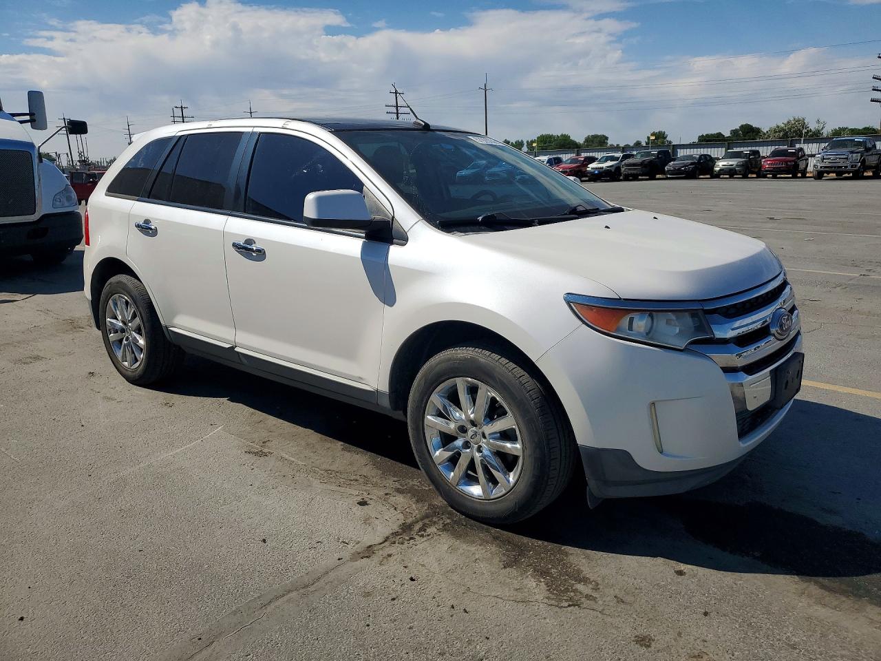2011 Ford Edge Sel White vin: 2FMDK3JCXBBA81236
