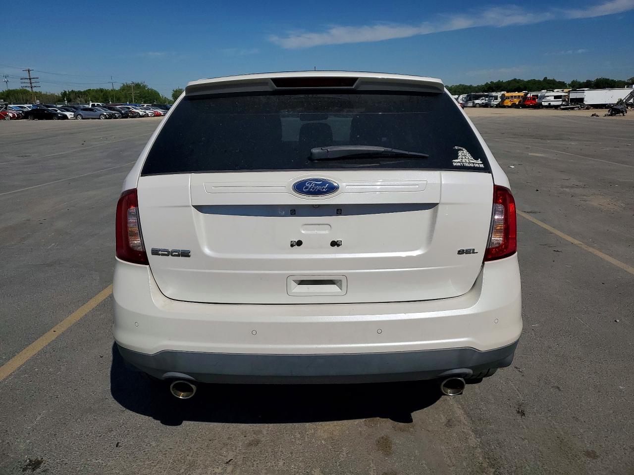 2011 Ford Edge Sel White vin: 2FMDK3JCXBBA81236