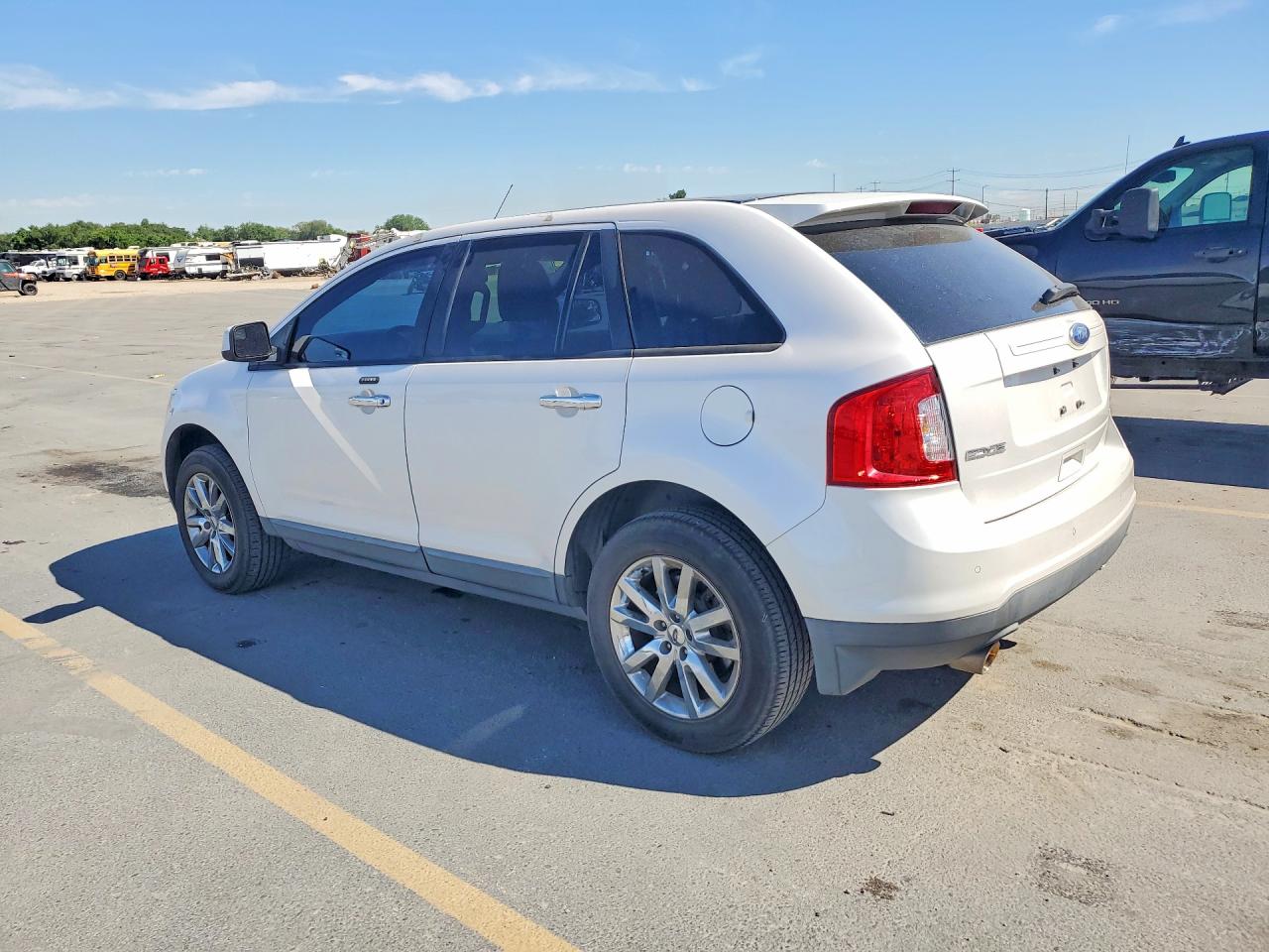 2011 Ford Edge Sel White vin: 2FMDK3JCXBBA81236