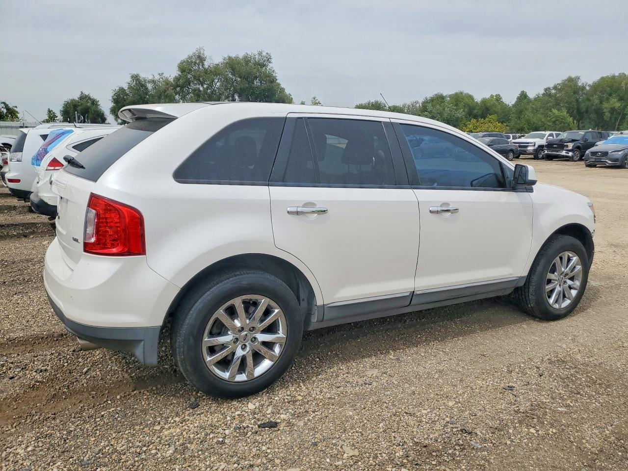 2011 Ford Edge Sel White vin: 2FMDK3JCXBBA81236