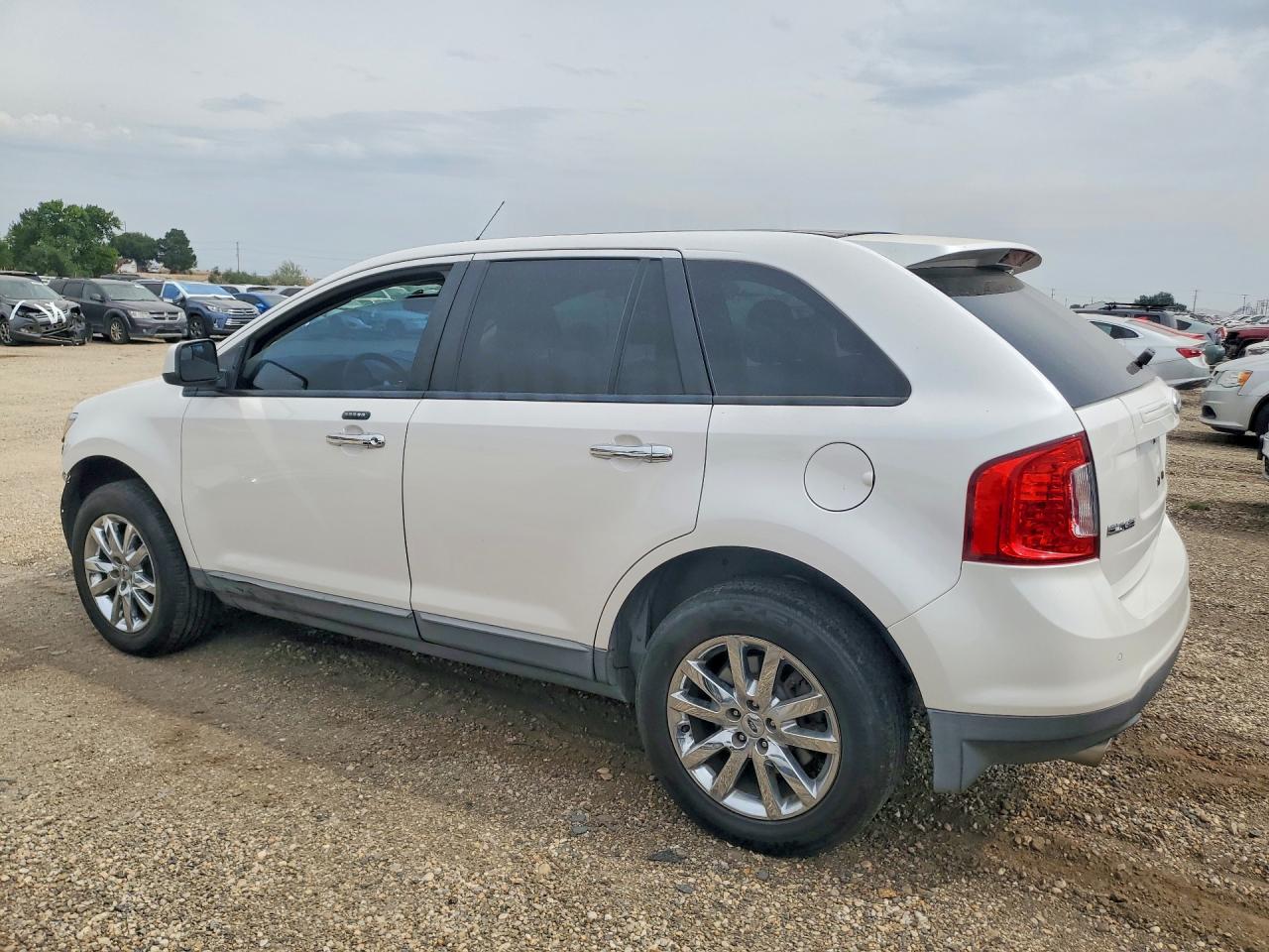 2011 Ford Edge Sel White vin: 2FMDK3JCXBBA81236