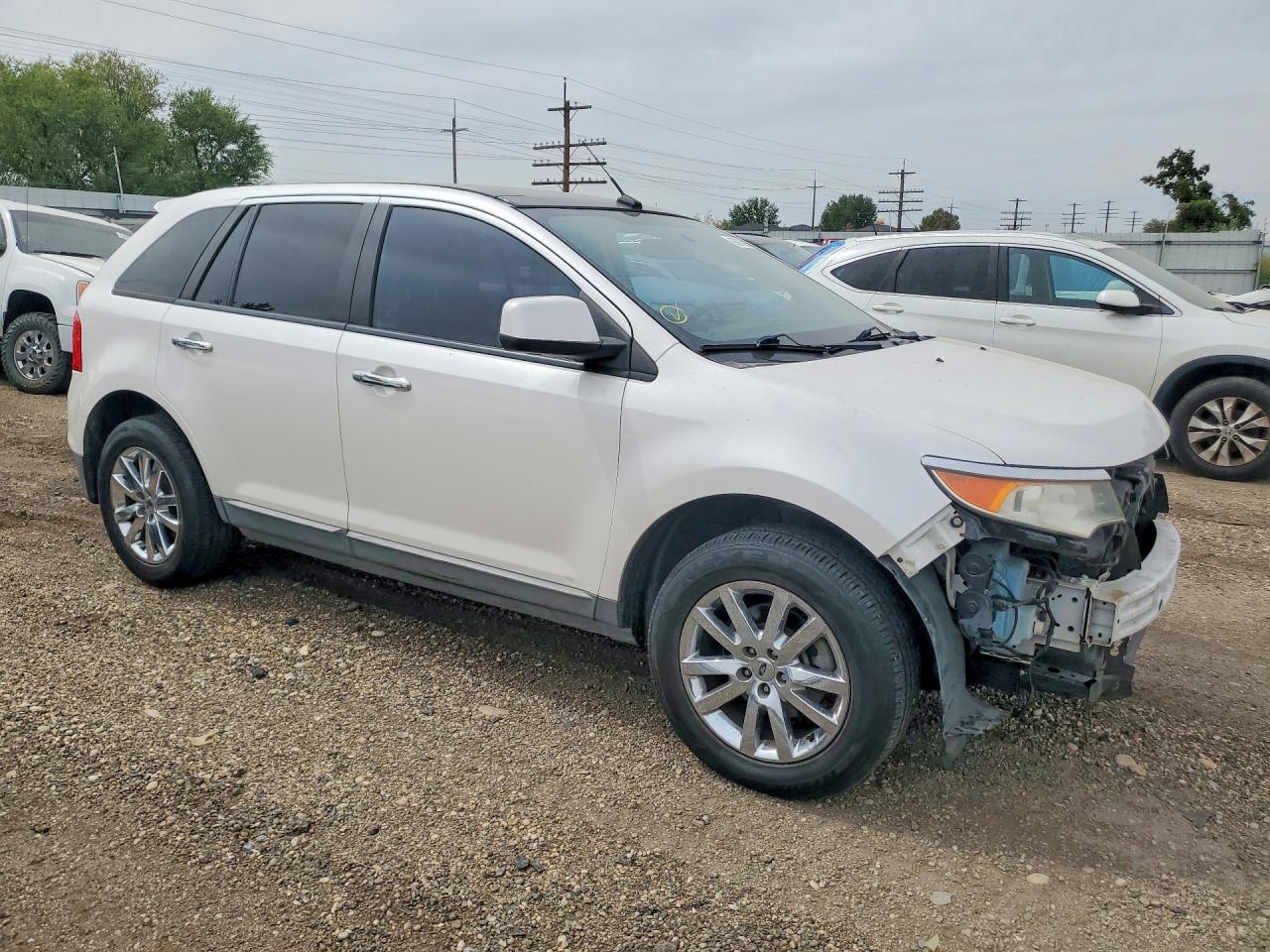 2011 Ford Edge Sel White vin: 2FMDK3JCXBBA81236