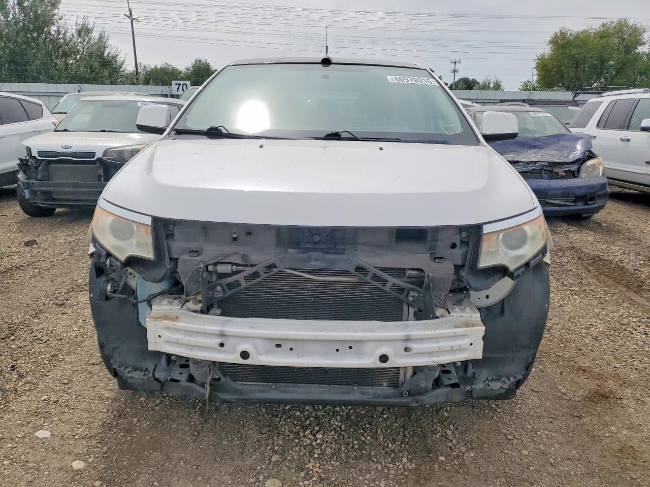 2011 Ford Edge Sel White vin: 2FMDK3JCXBBA81236