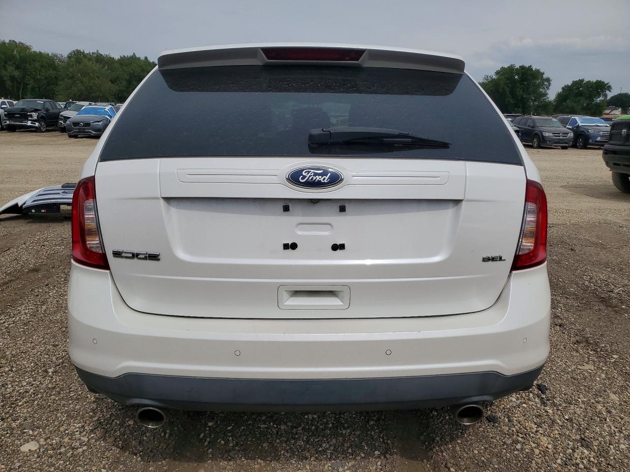 2011 Ford Edge Sel White vin: 2FMDK3JCXBBA81236