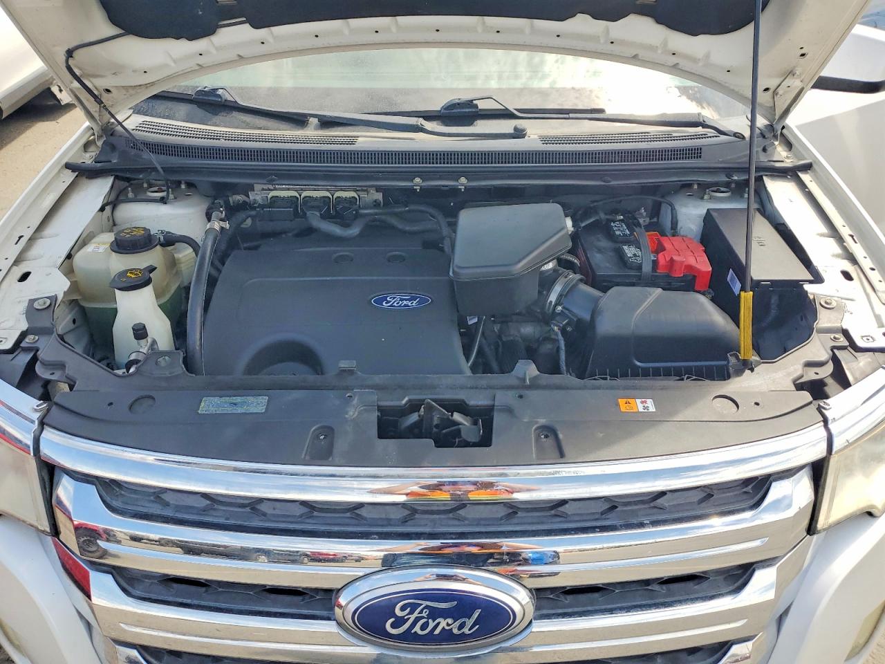 2011 Ford Edge Sel White vin: 2FMDK3JCXBBA81236