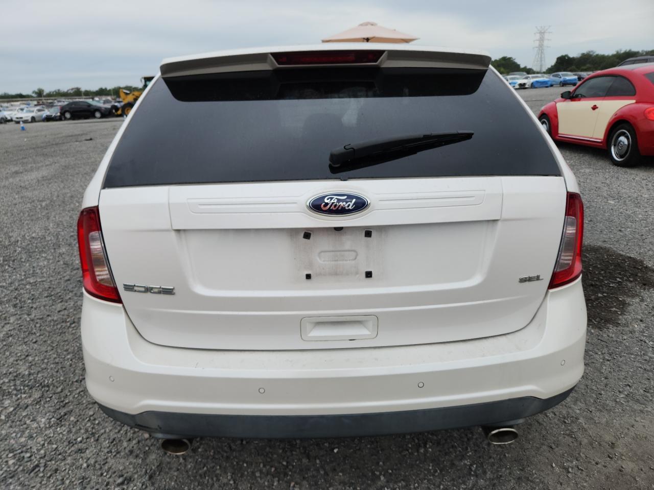 2011 Ford Edge Sel White vin: 2FMDK3JCXBBA91247