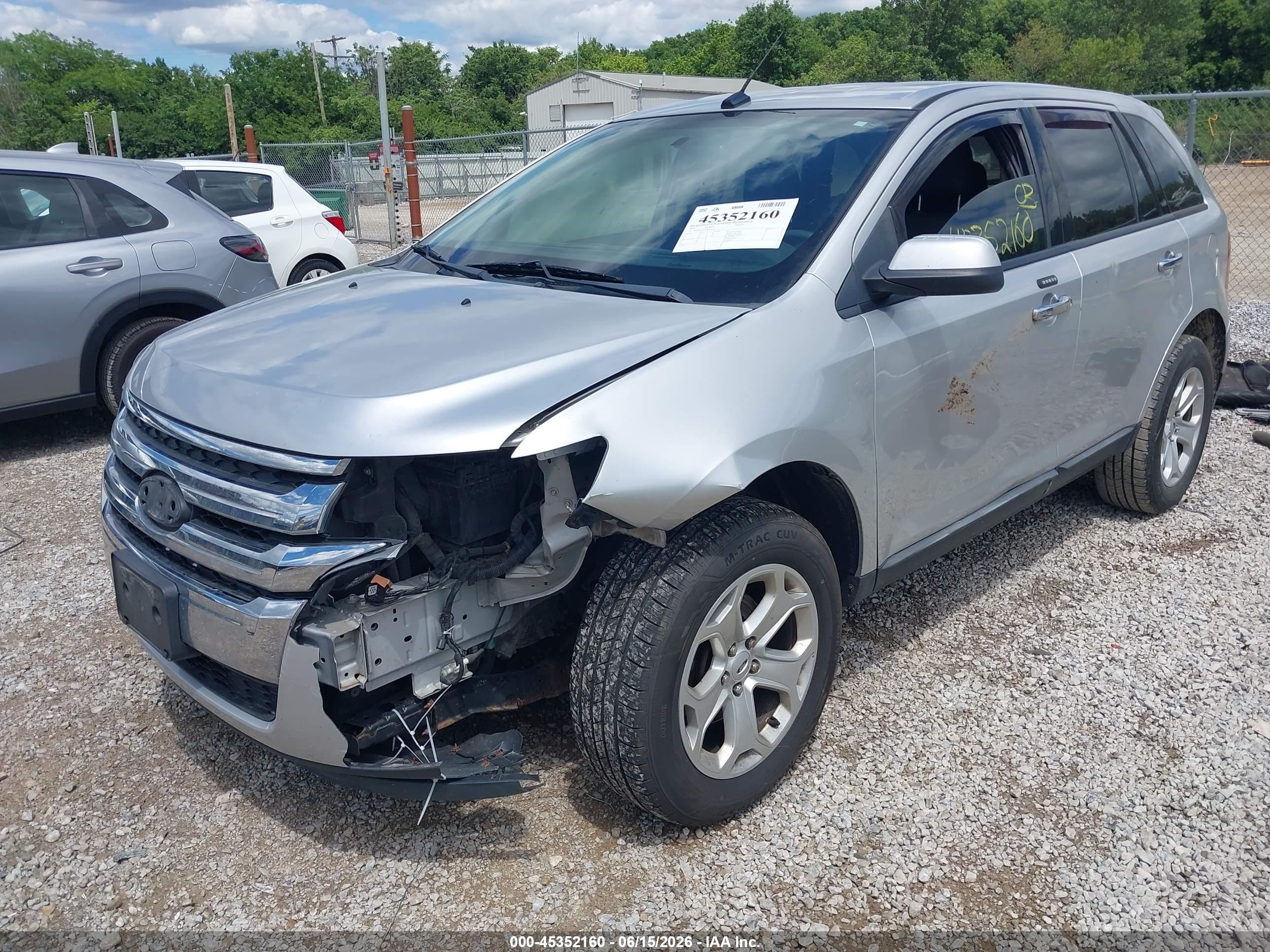 2011 Ford Edge Sel Silver vin: 2FMDK3JCXBBB34551